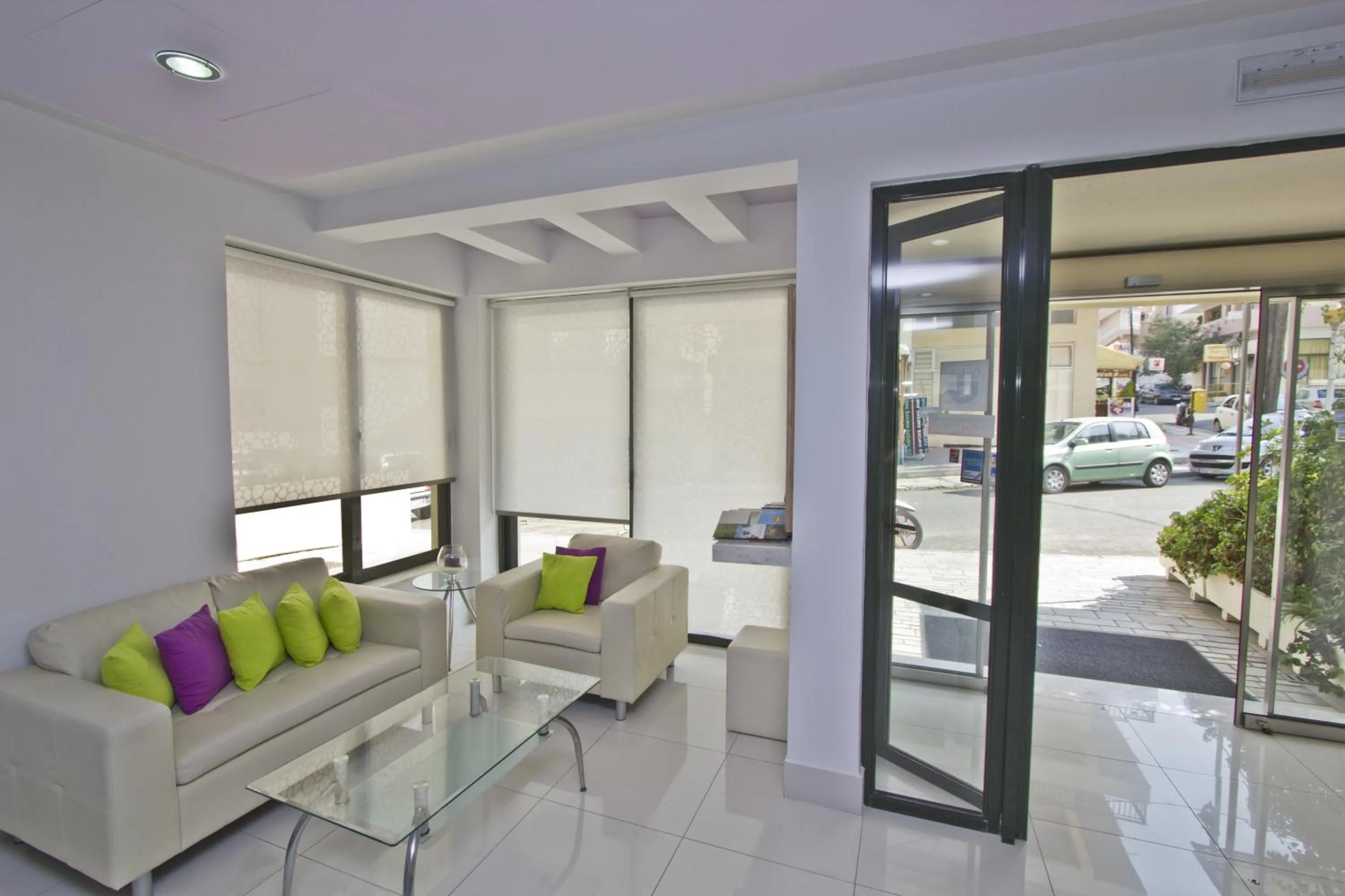 Lobby or reception in Nafsika Hotel