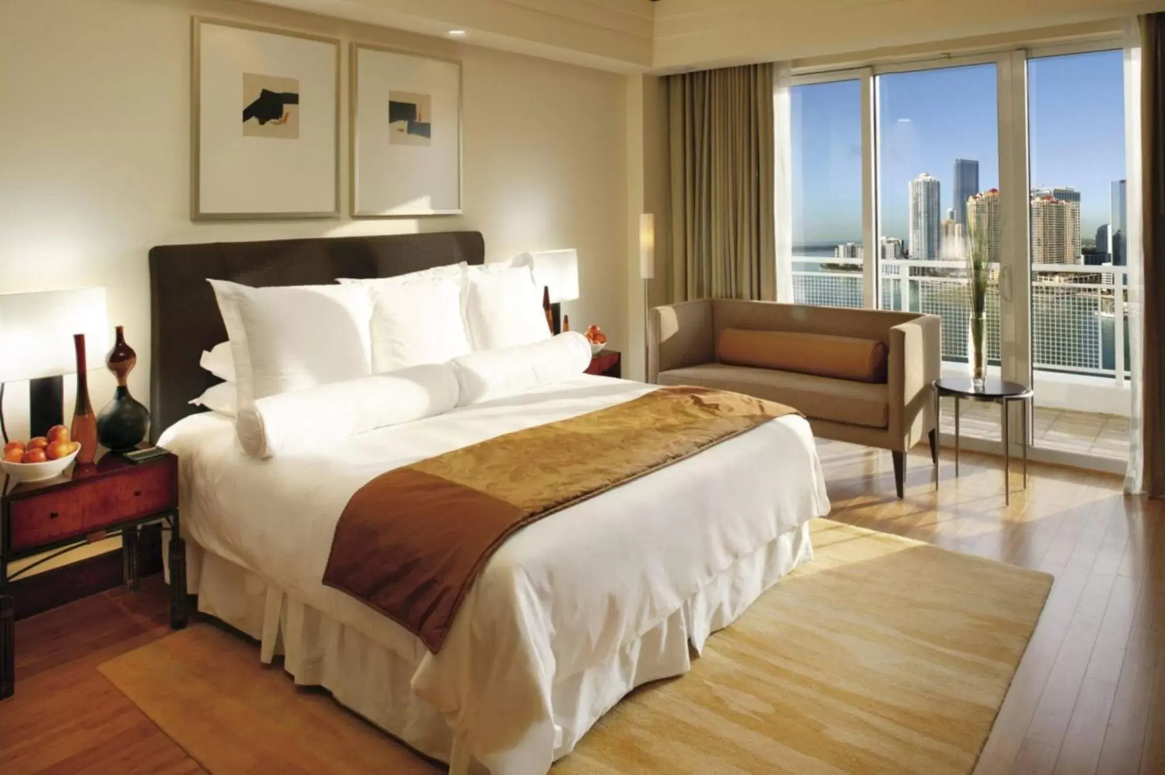 Bed in Mandarin Oriental Miami