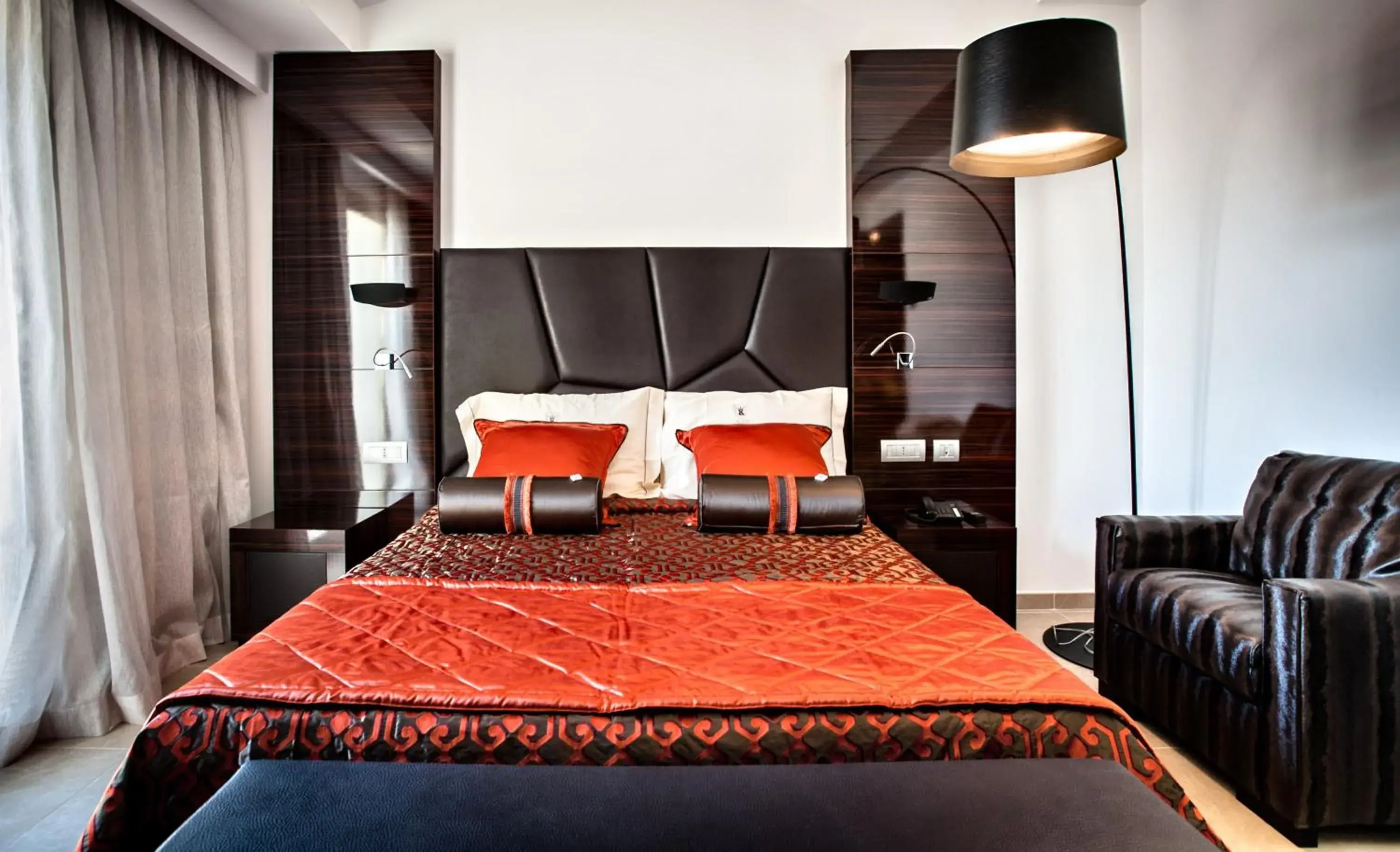 Bed in Grand Hotel Ma&Ma Resort
