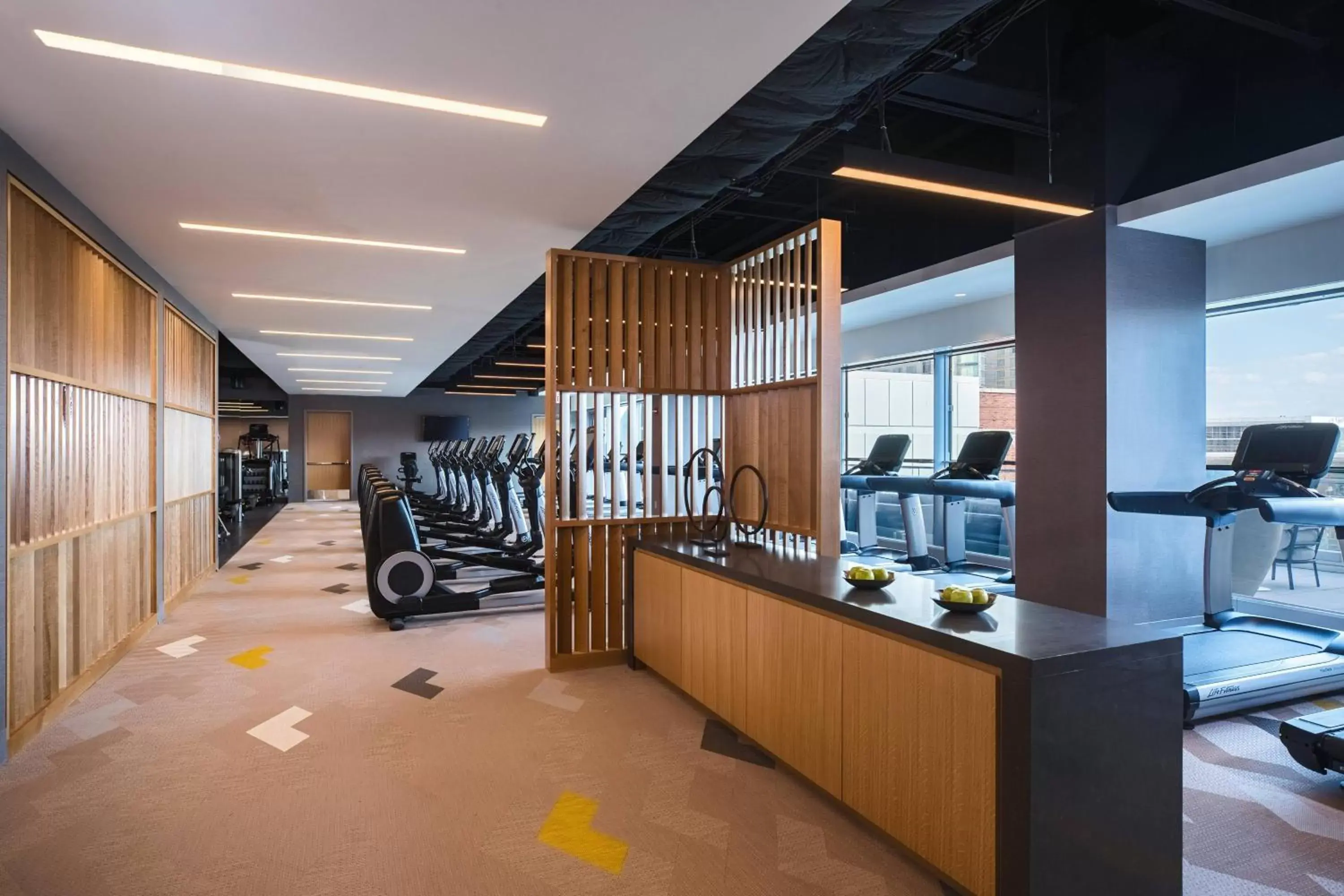 Fitness centre/facilities in Marriott Marquis Chicago