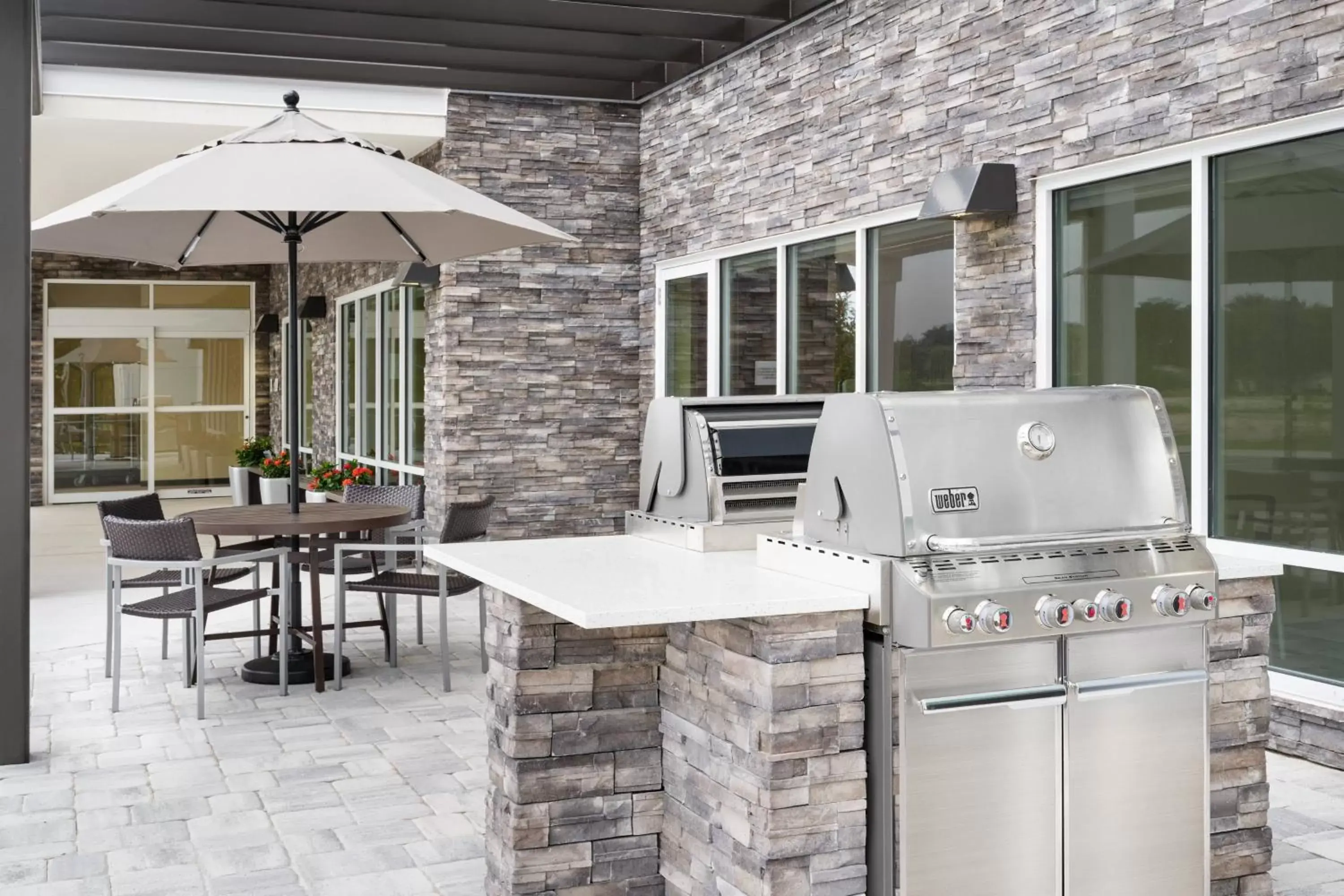 Property building, BBQ Facilities in TownePlace Suites by Marriott Leesburg