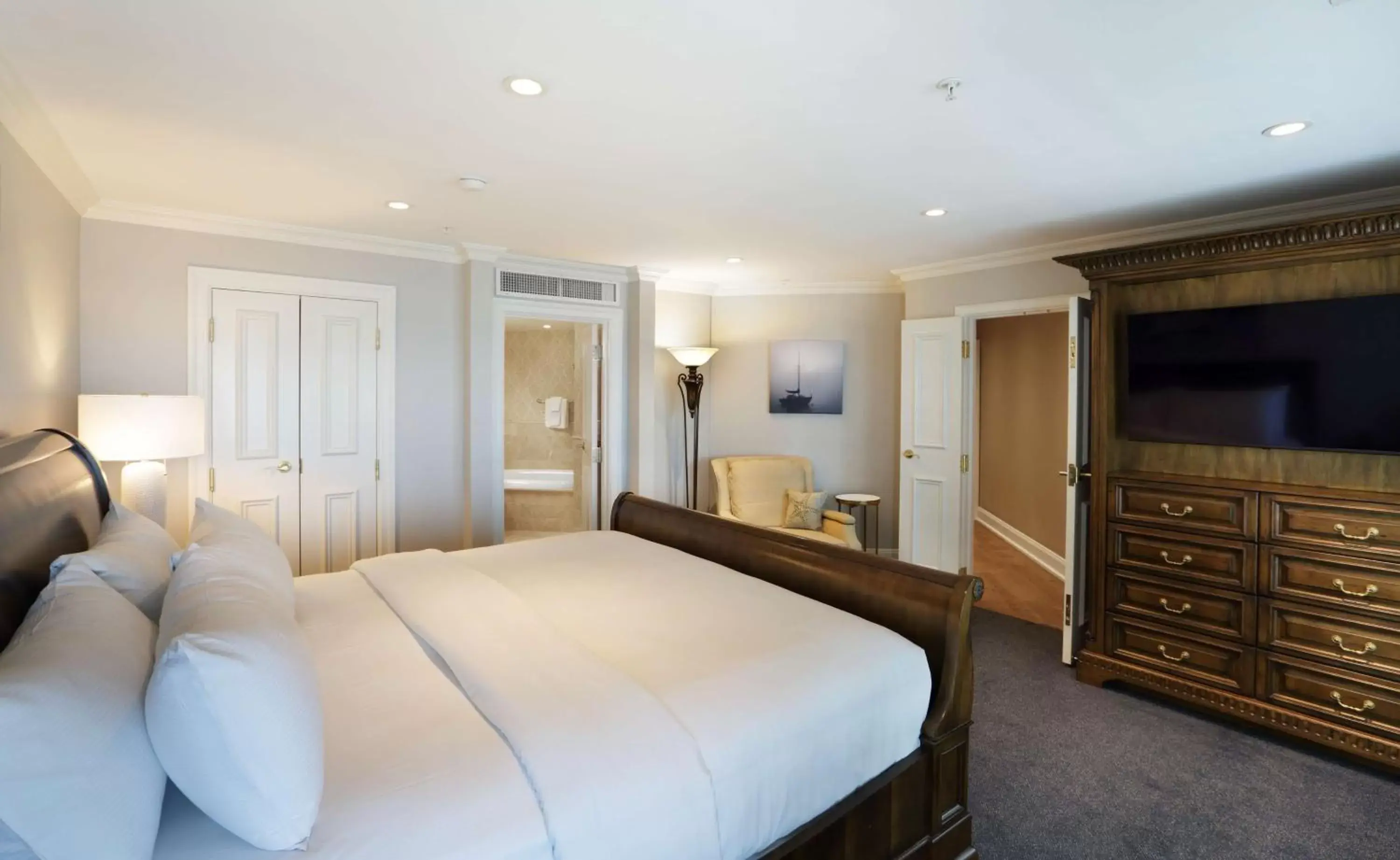 Bed in Madison Beach Hotel, Curio Collection by Hilton Bed in Madison Beach Hotel, Curio Collection by Hilton