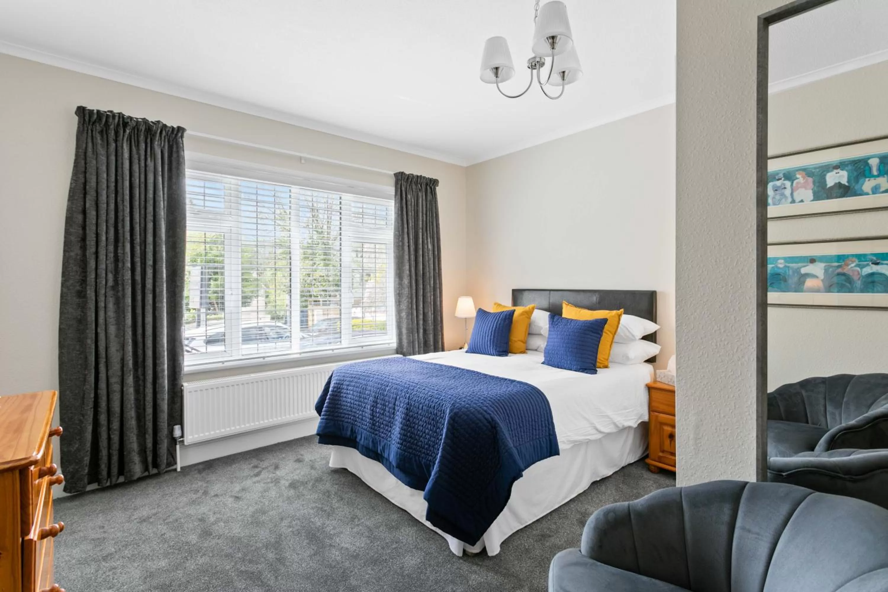 Bedroom in Stover Lodge