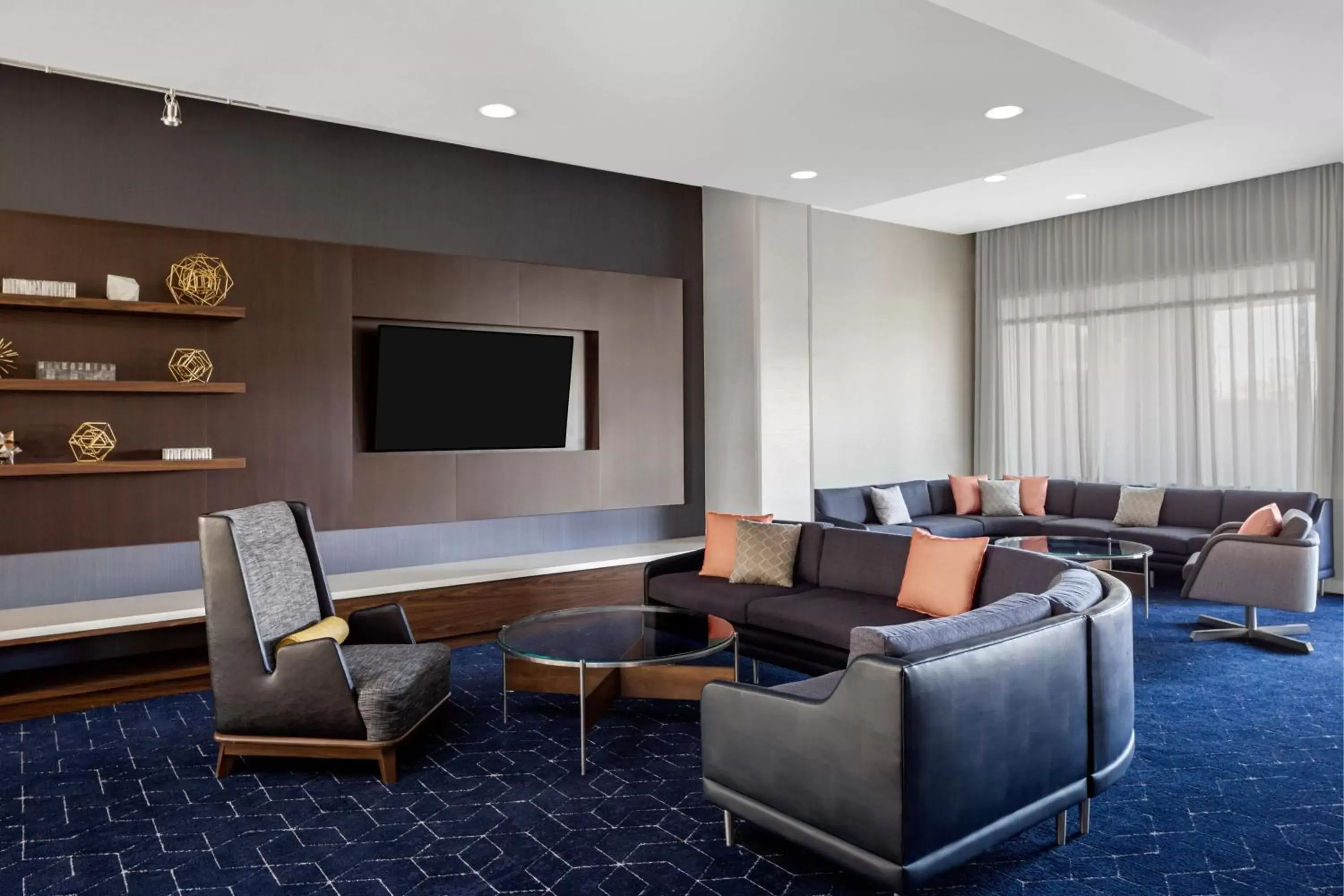 Lobby or reception, Lounge/Bar in Courtyard by Marriott San Angelo