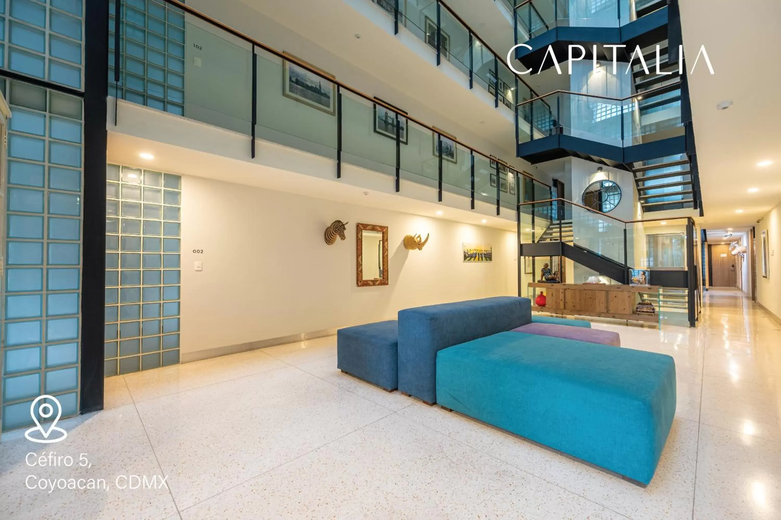 Lobby or reception in Capitalia - Apartments - CÉFIRO CINCO