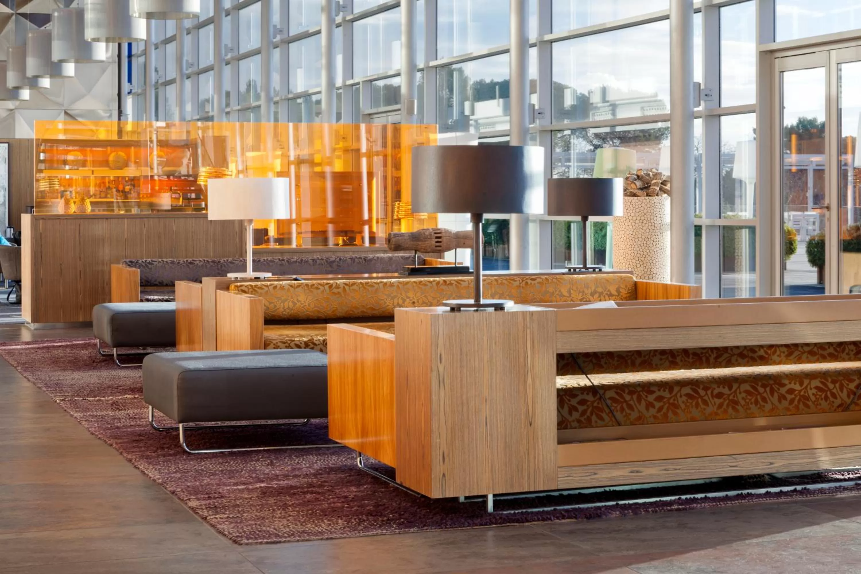 Lobby or reception in Hotel Palau de Bellavista Girona by URH