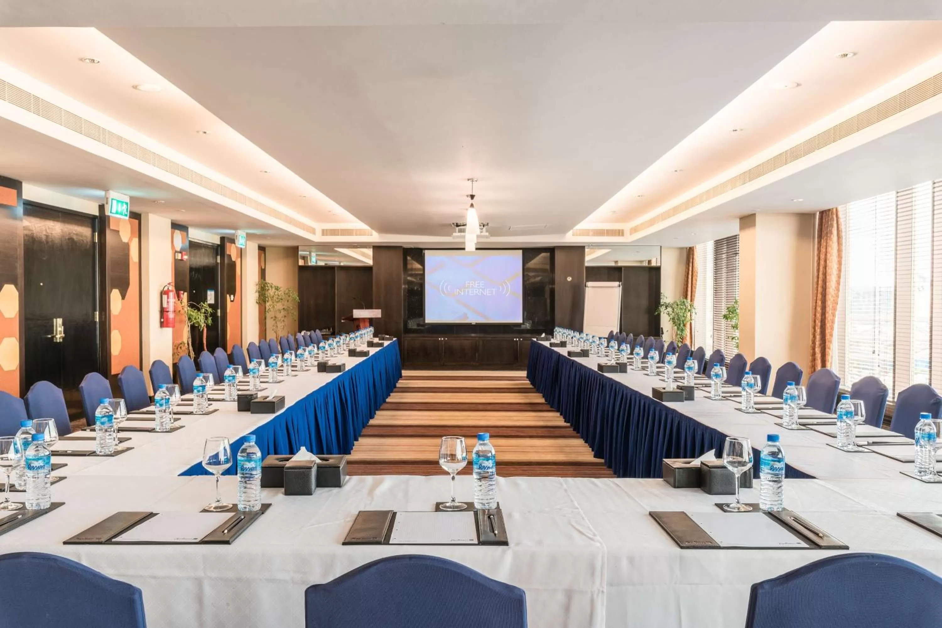 On site in Radisson Blu Hotel, Doha