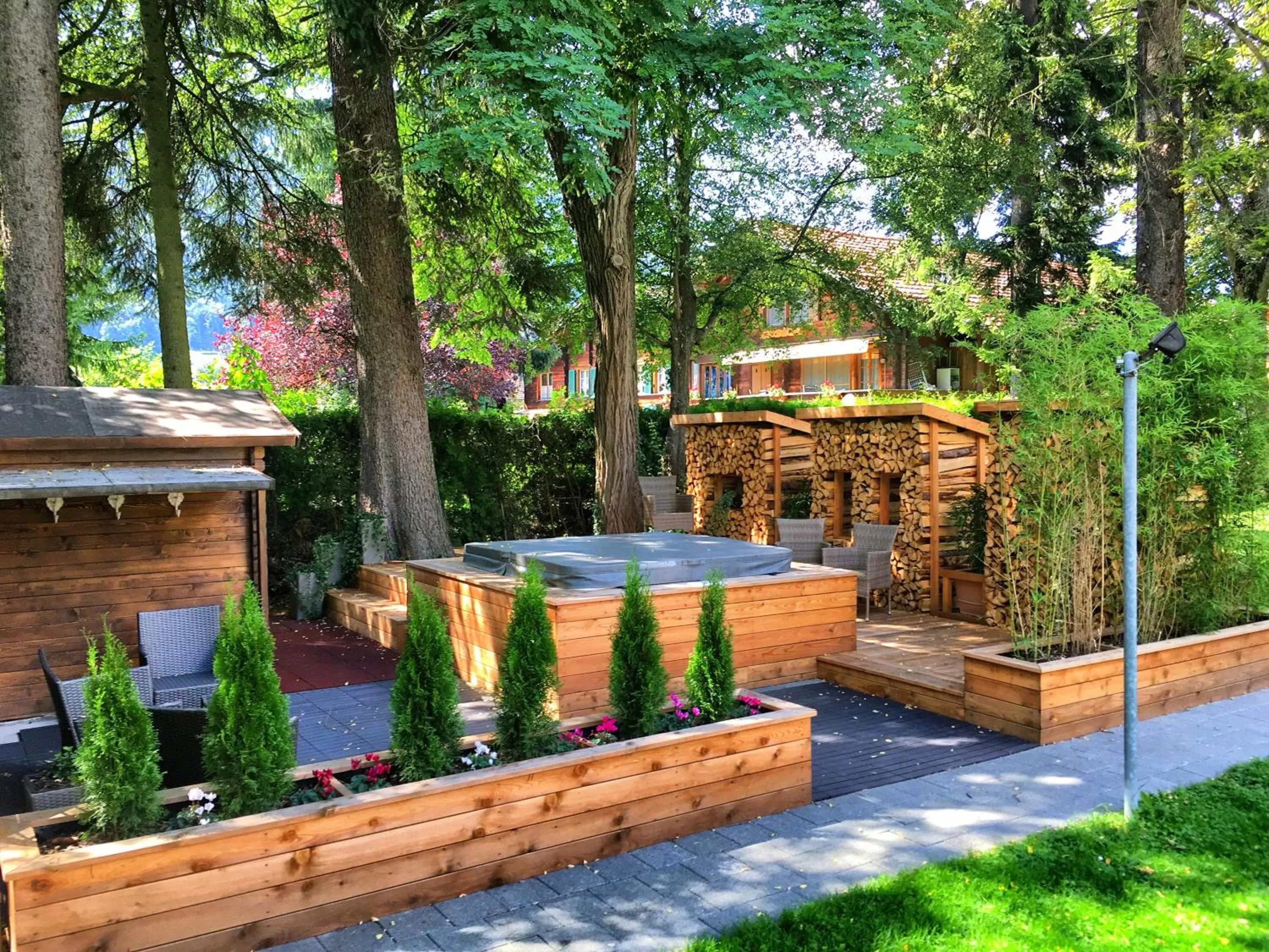 Garden in Alpenrose Hotel and Gardens