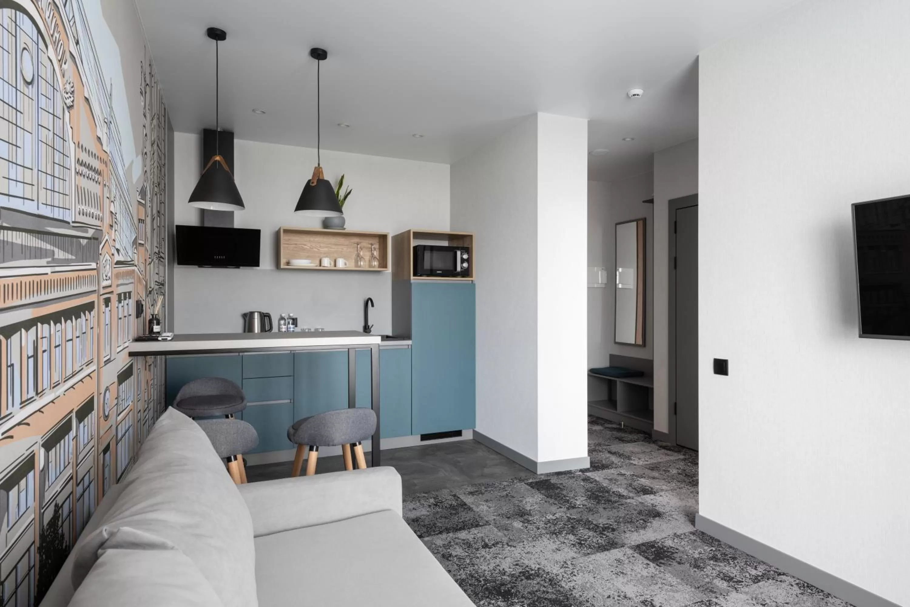 TV and multimedia, Seating Area in Be The One Hotel