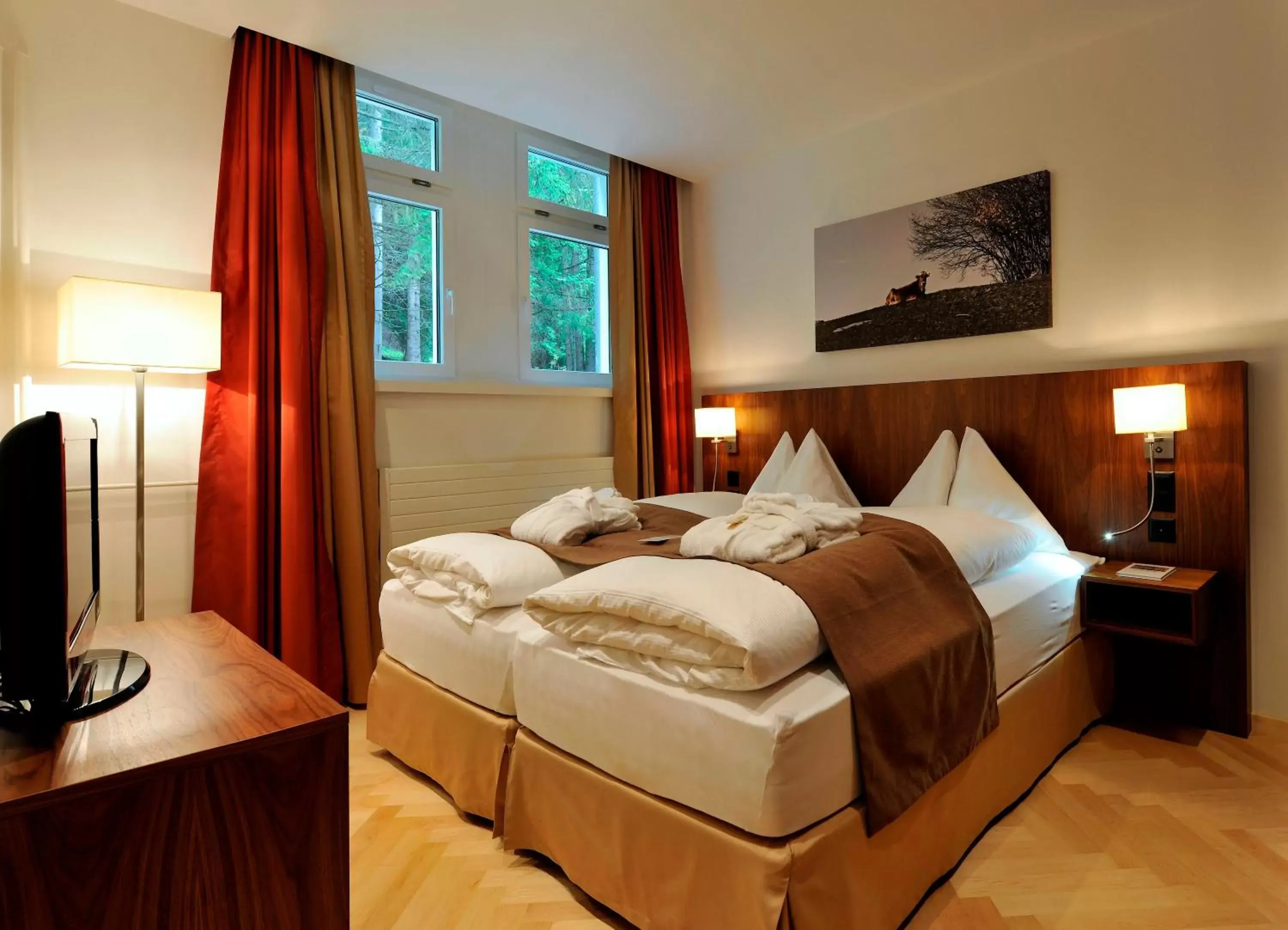 Bed in Waldhotel & SPA Davos - for body & soul