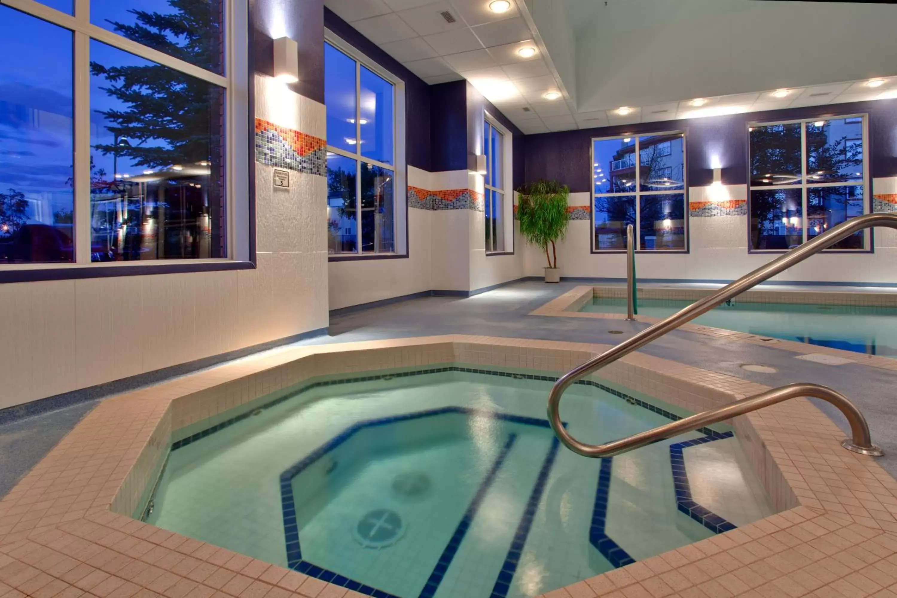 Swimming Pool in Holiday Inn Express Calgary South, an IHG Hotel