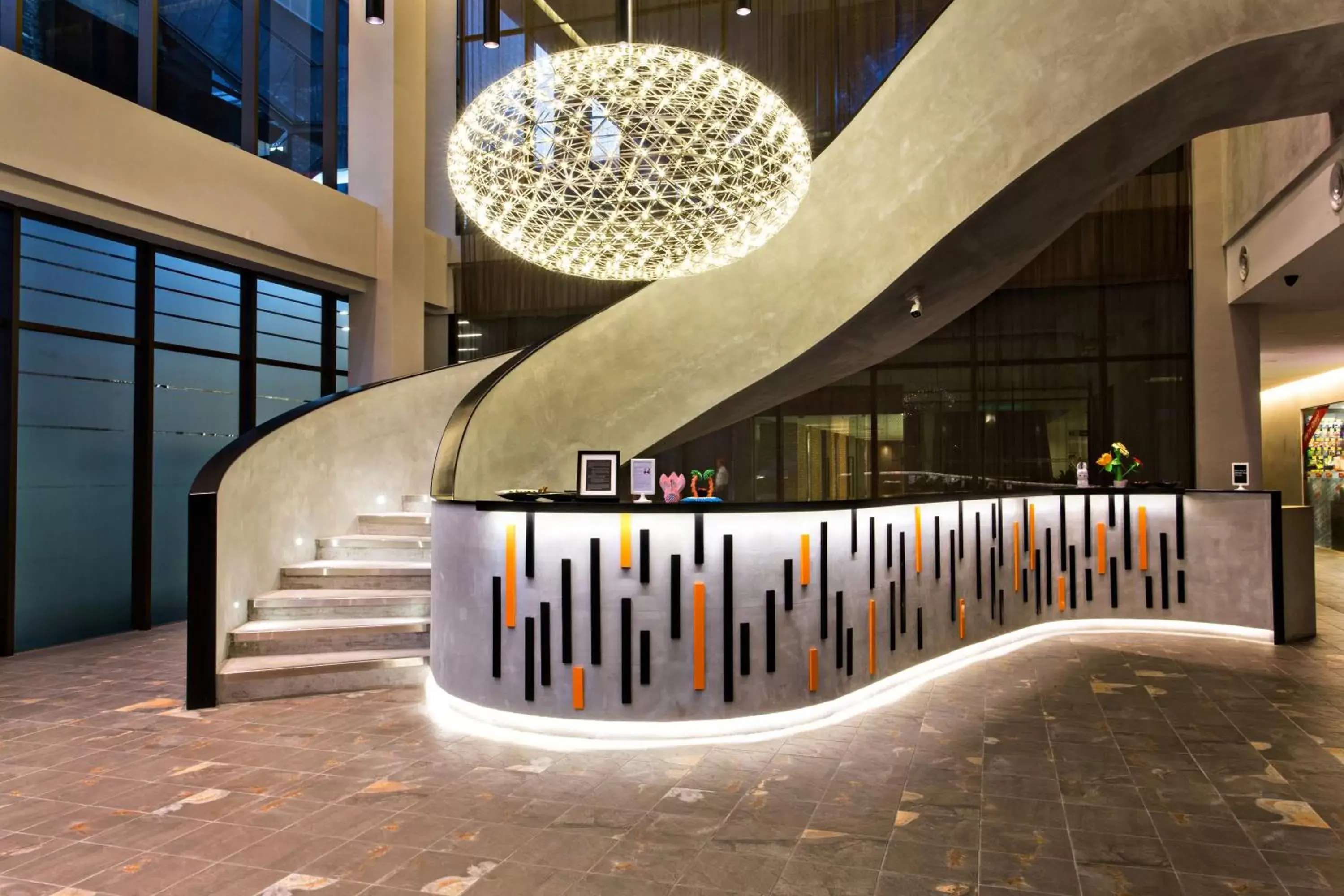 Lobby or reception, Lounge/Bar in Qliq Damansara Hotel