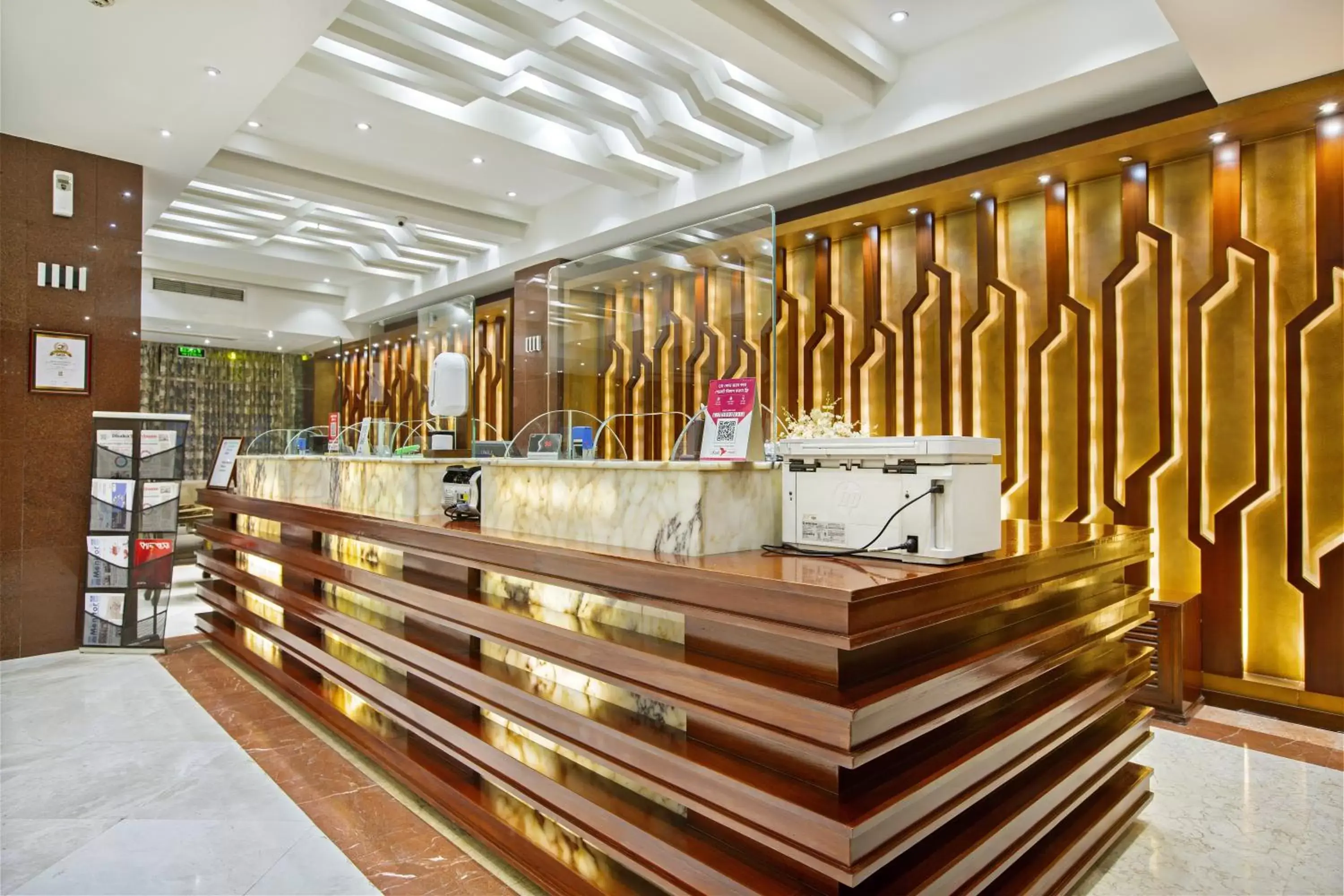 Lobby or reception in Hotel Sarina