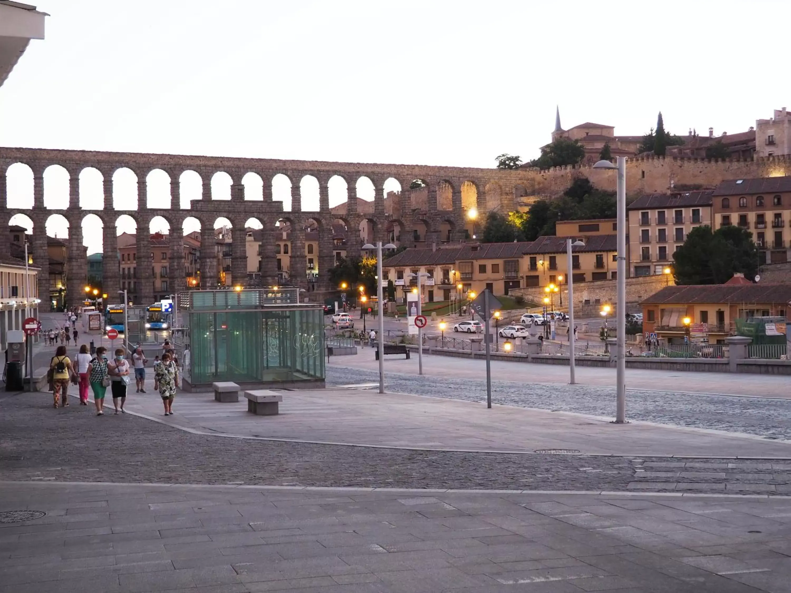 City view, Property Building in Hotel ELE Acueducto