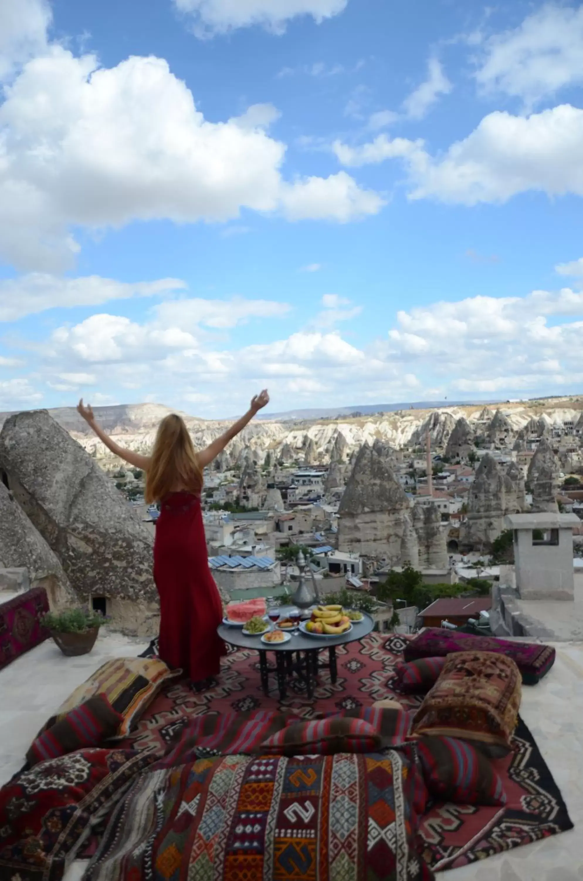 Balcony/Terrace, Guests in Harman Cave Hotel