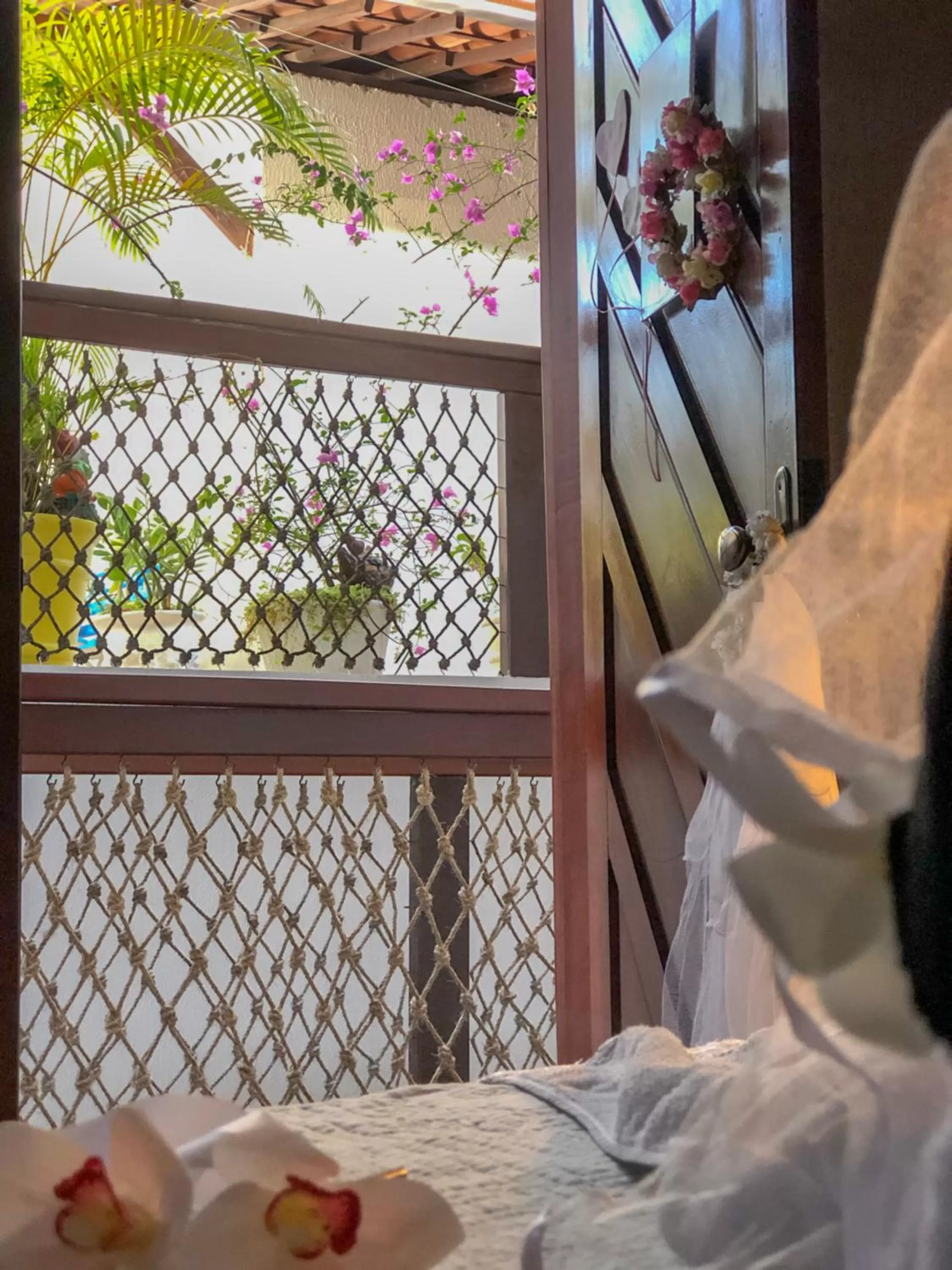 Shower in Pousada Recanto da Família