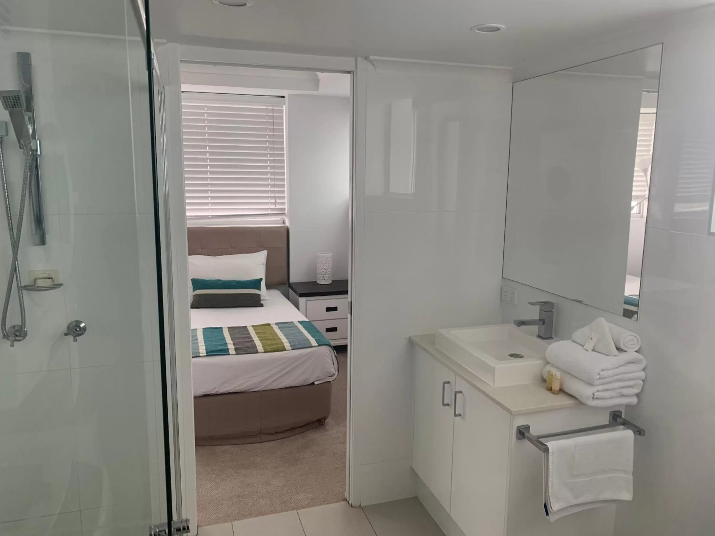 Bathroom in Ocean Plaza Resort