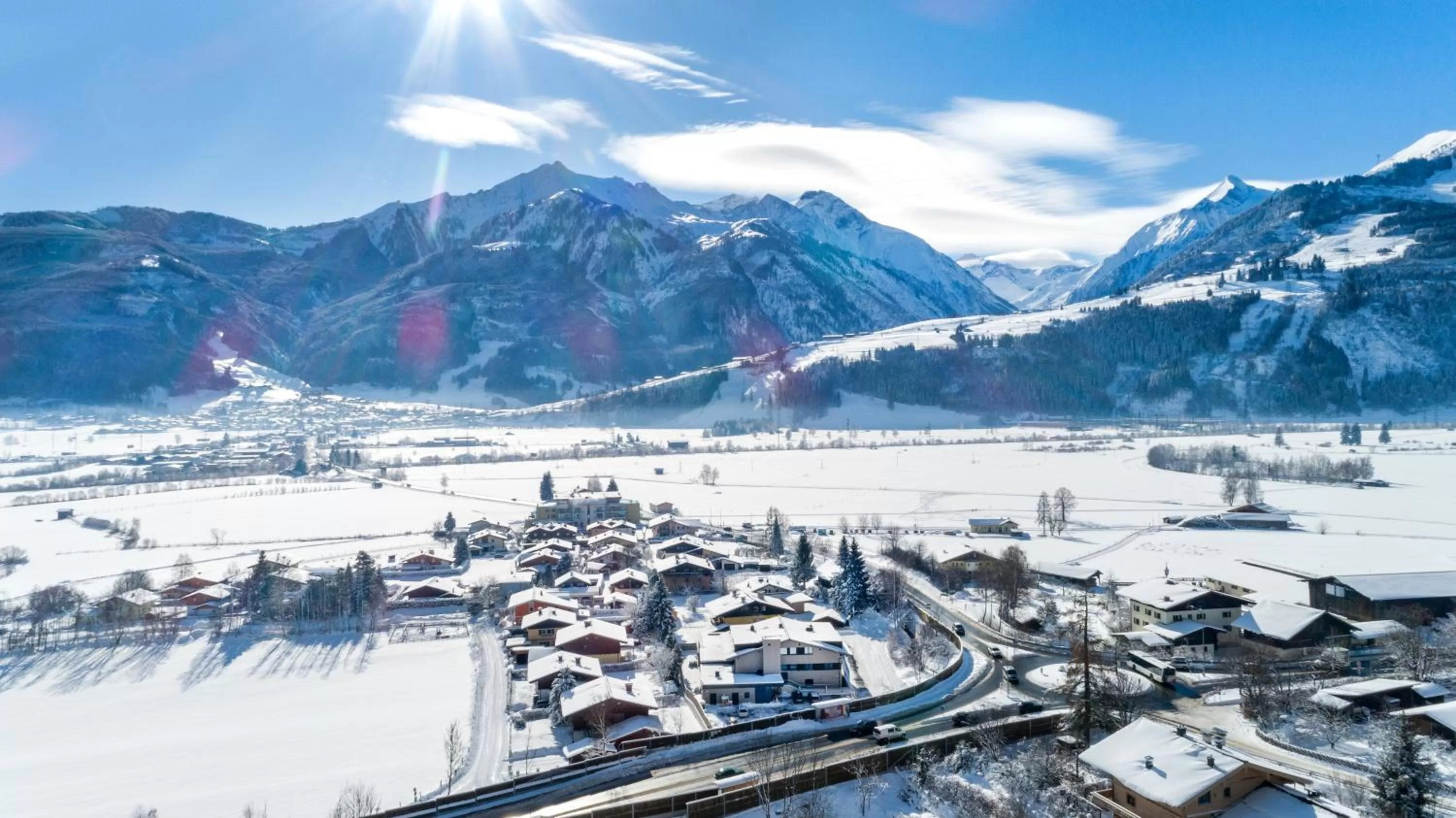 Natural landscape in Emma Deluxe Aparthotel direkt beim Skibus