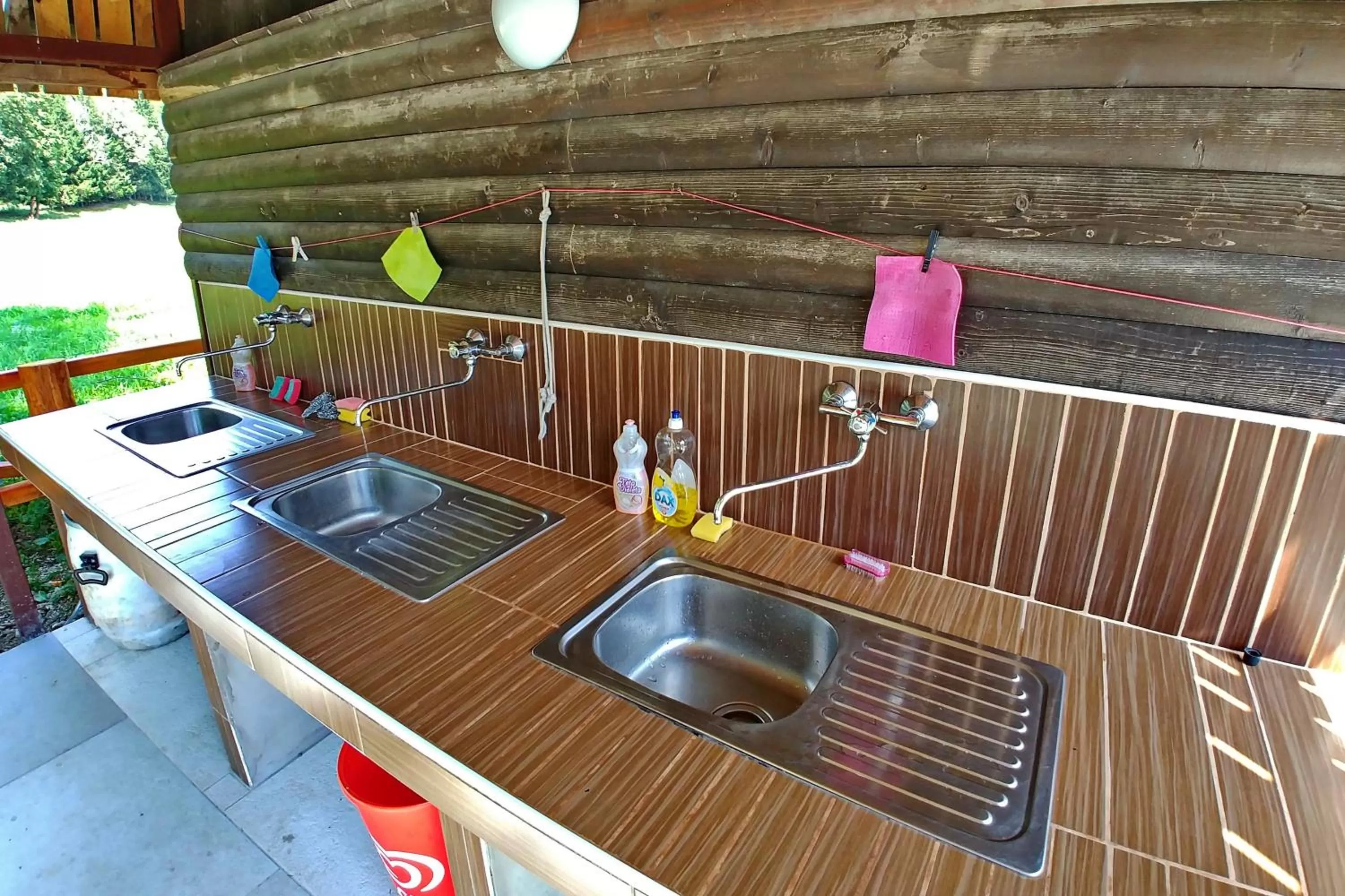 Kitchen/Kitchenette in Cvet gora - Camping, Glamping and Accomodations