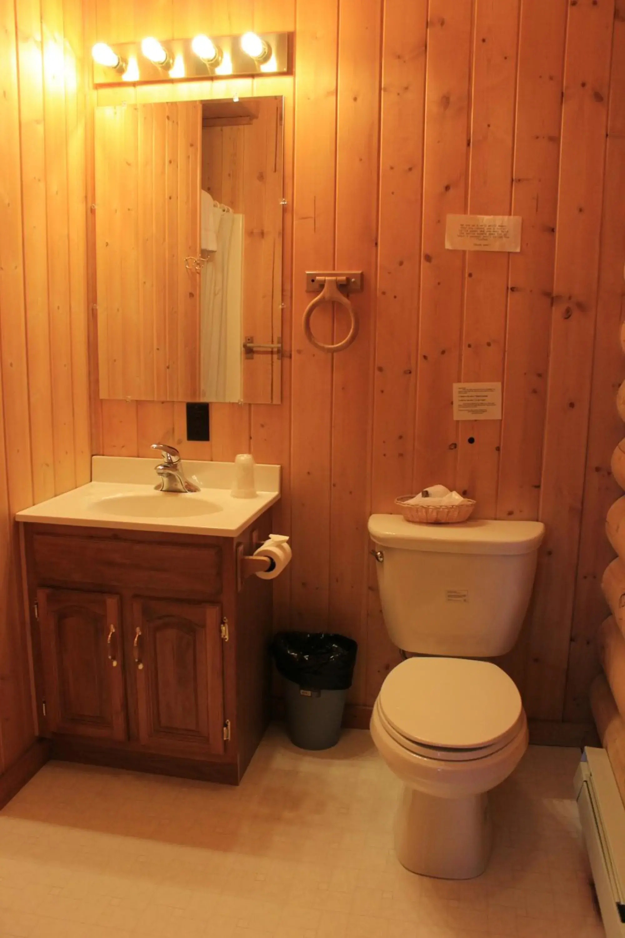 Bathroom in Teton Valley Cabins