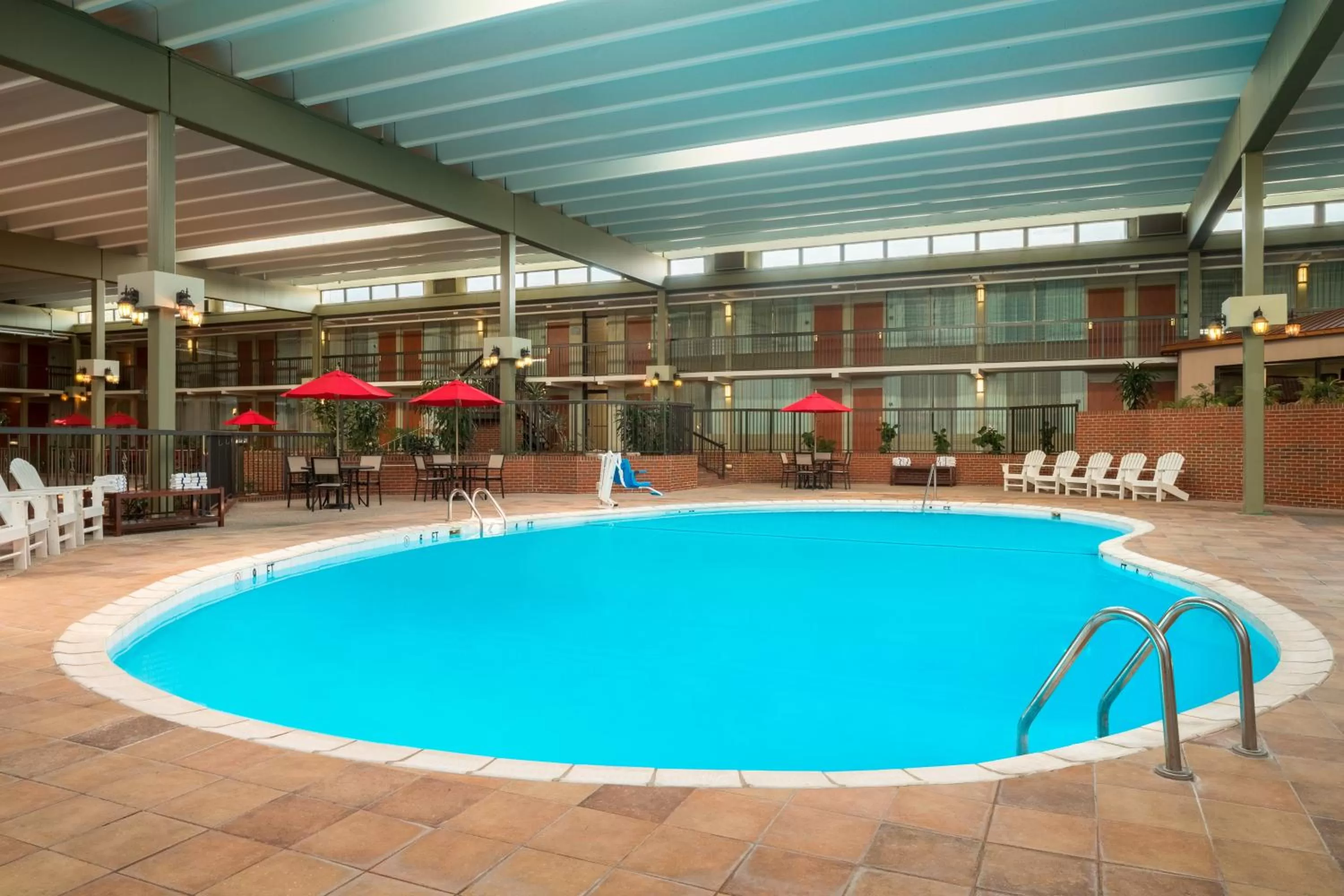 Swimming pool in Ramada by Wyndham Indiana