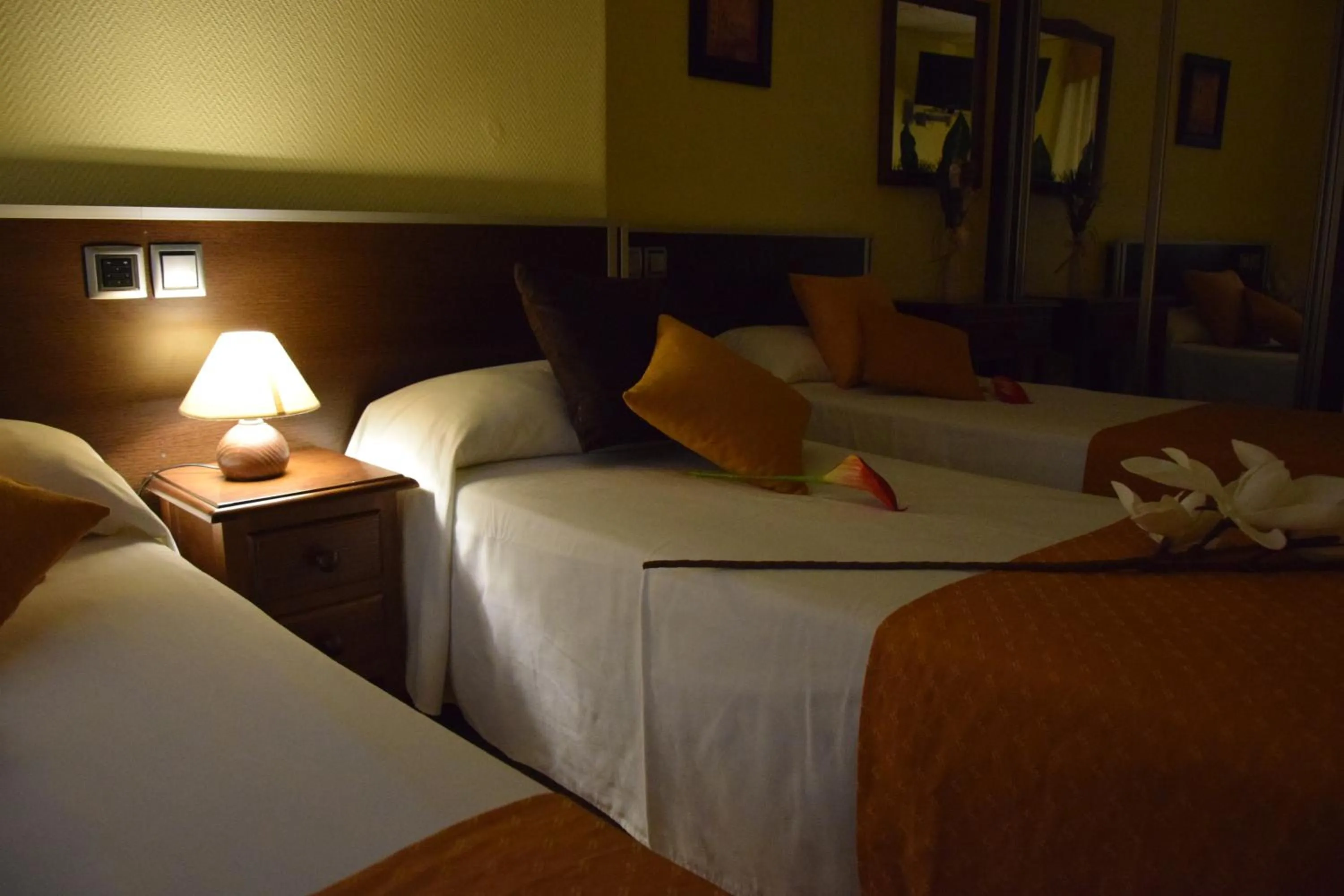 Bed in Hotel Complutense