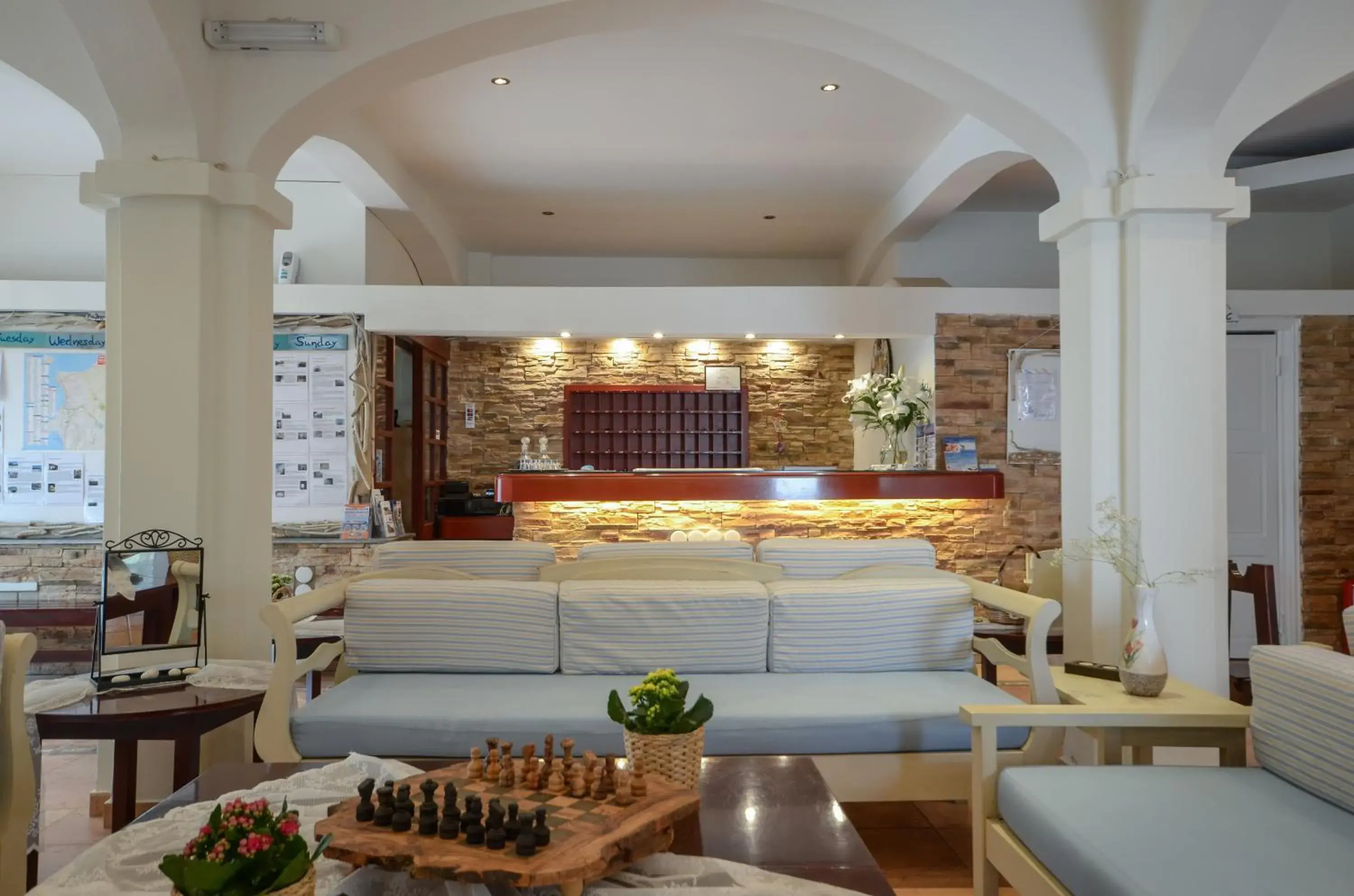 Lobby or reception in Naxos Beach Hotel