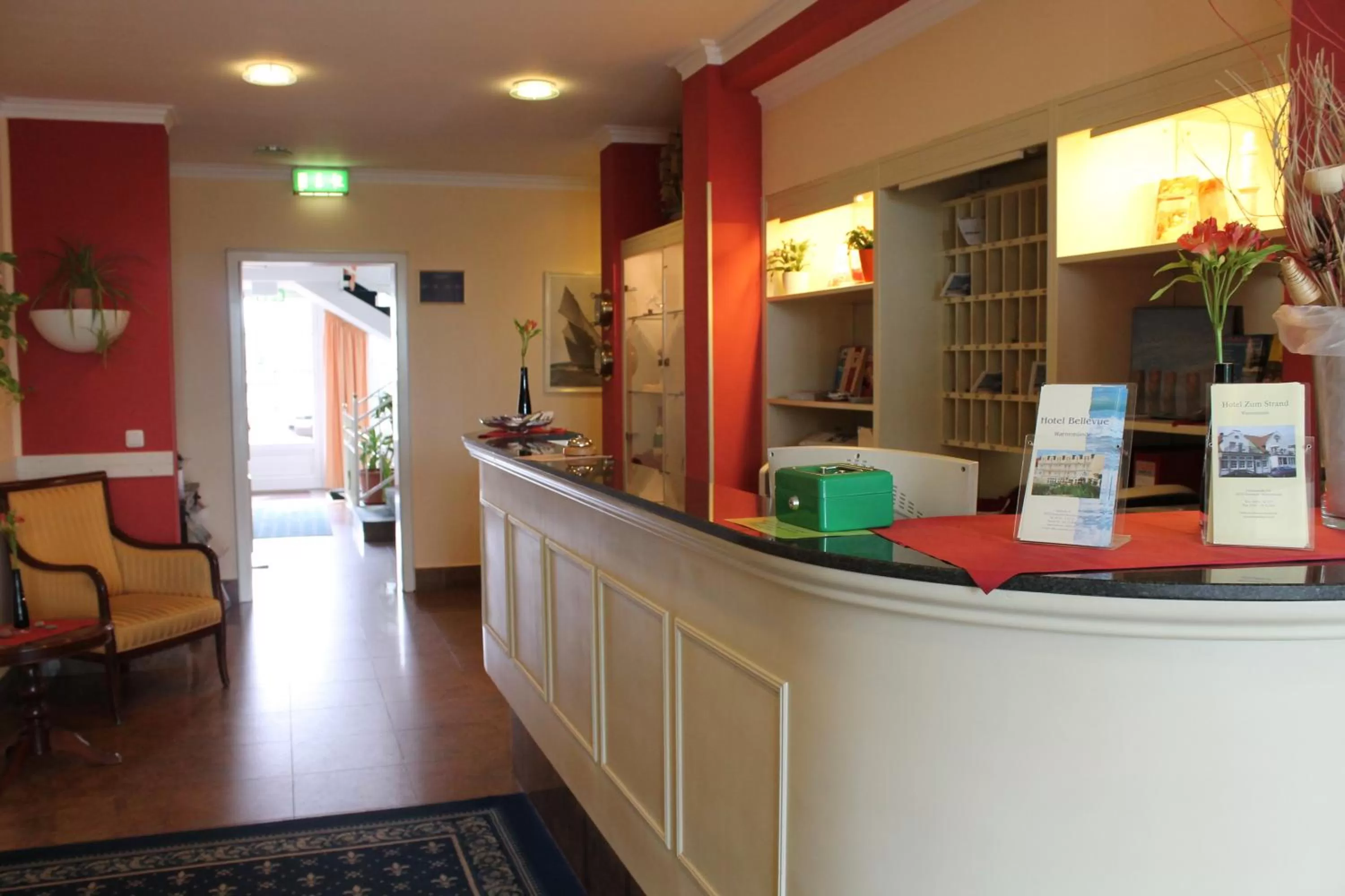 Lobby or reception in Hotel Bellevue Warnemünde