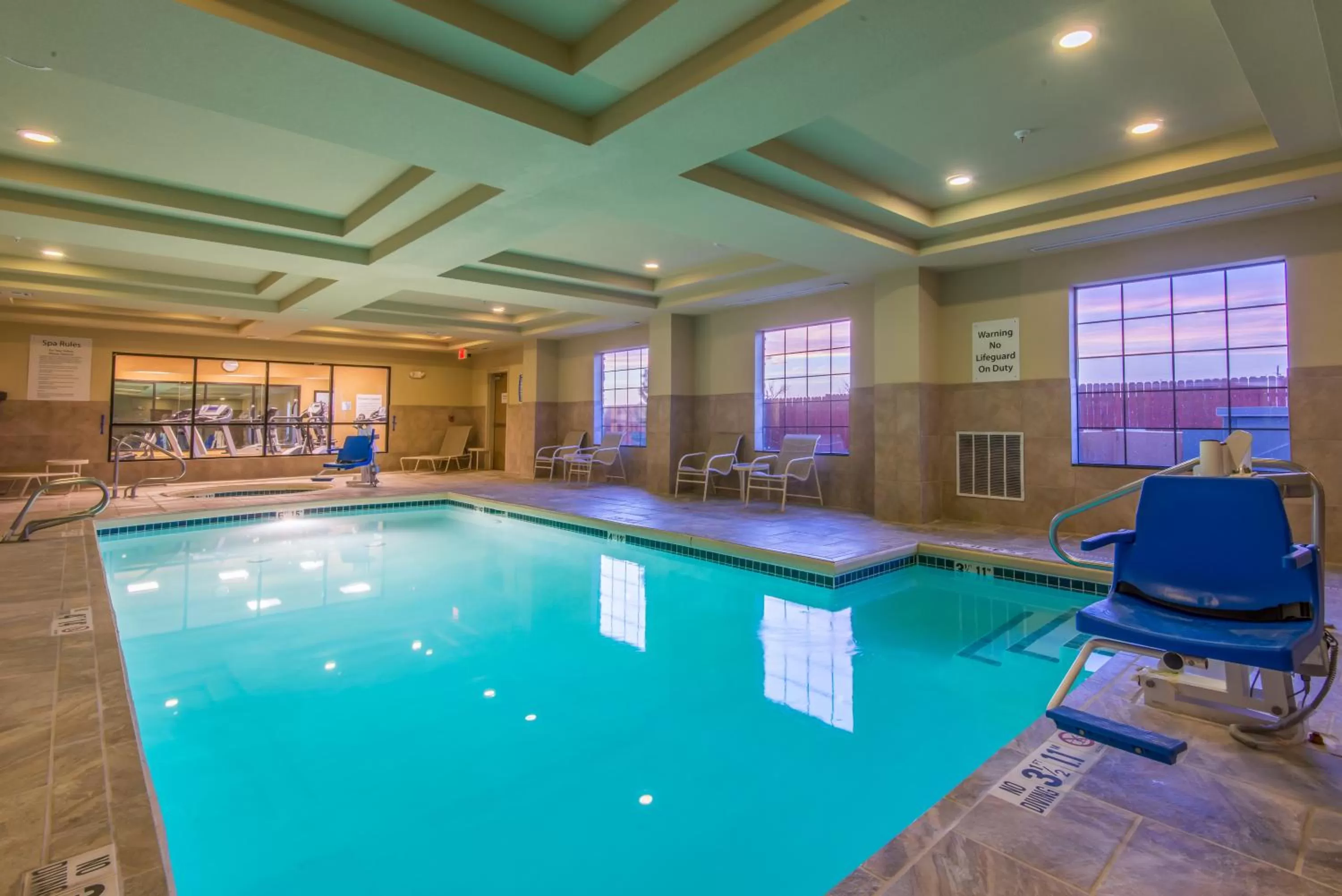 Swimming pool in Holiday Inn Express & Suites Clovis, an IHG Hotel