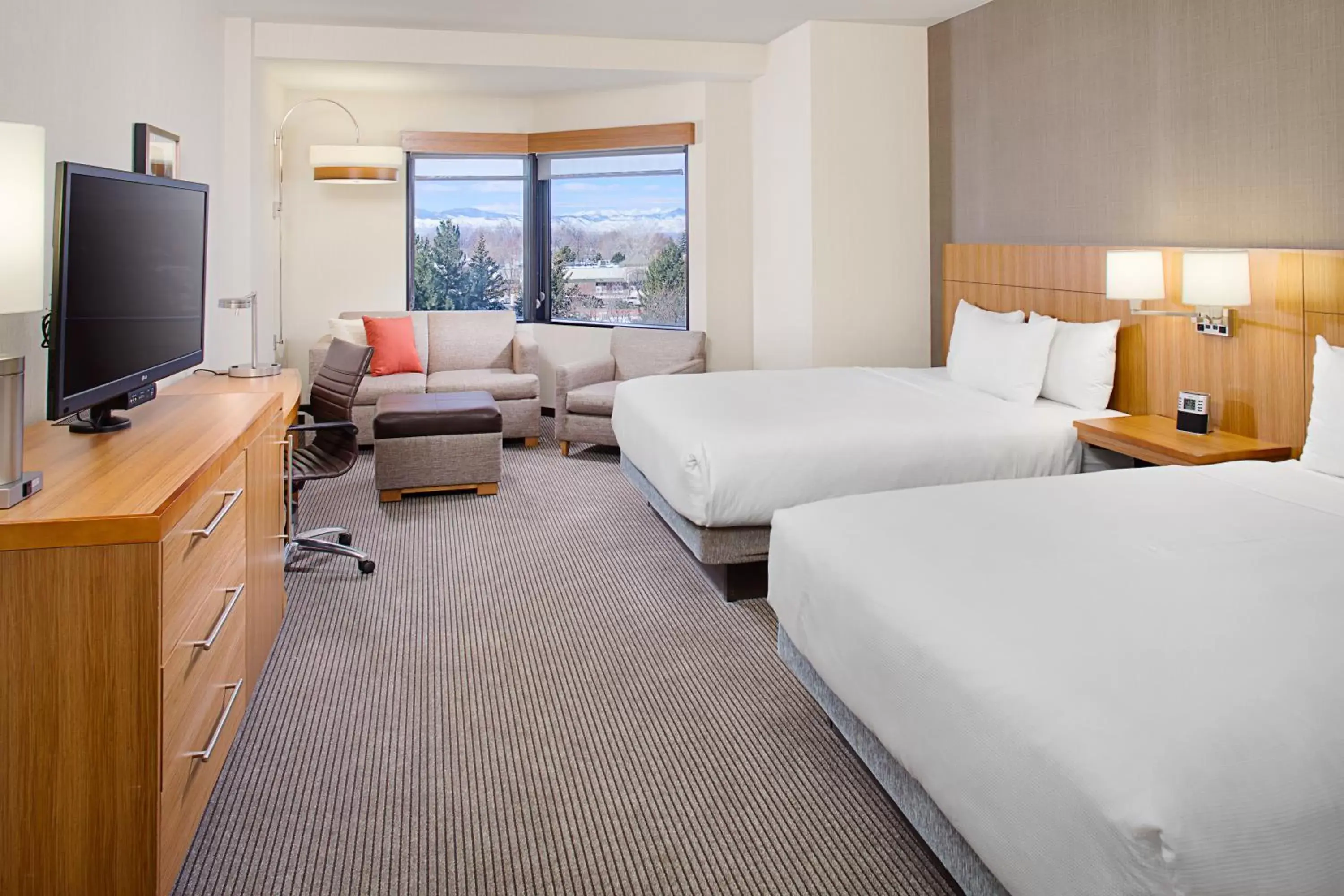 Queen Room with Two Queen Beds and Mountain View in Hyatt Place Denver Cherry Creek