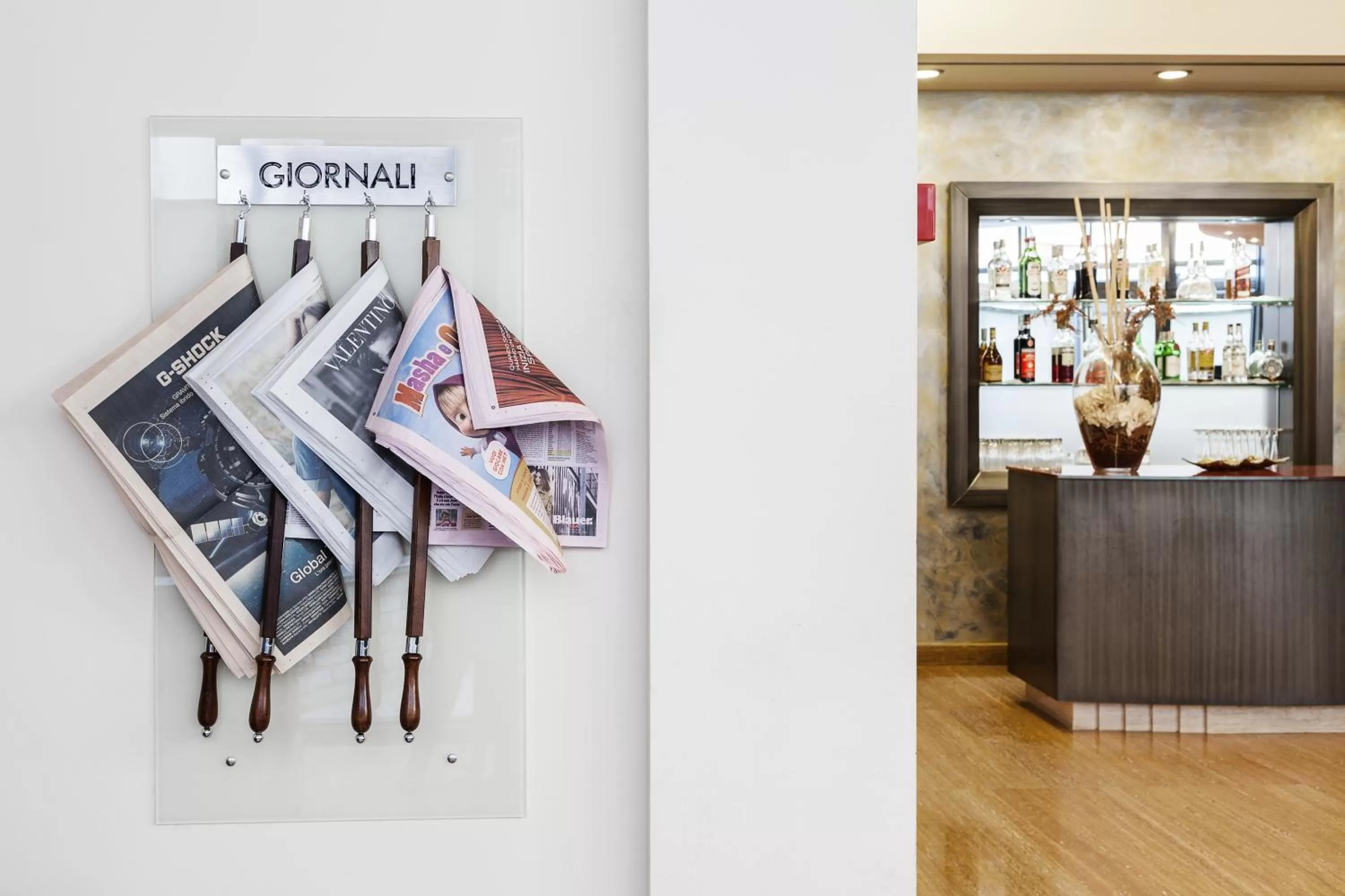 Lobby or reception in Hotel Des Etrangers