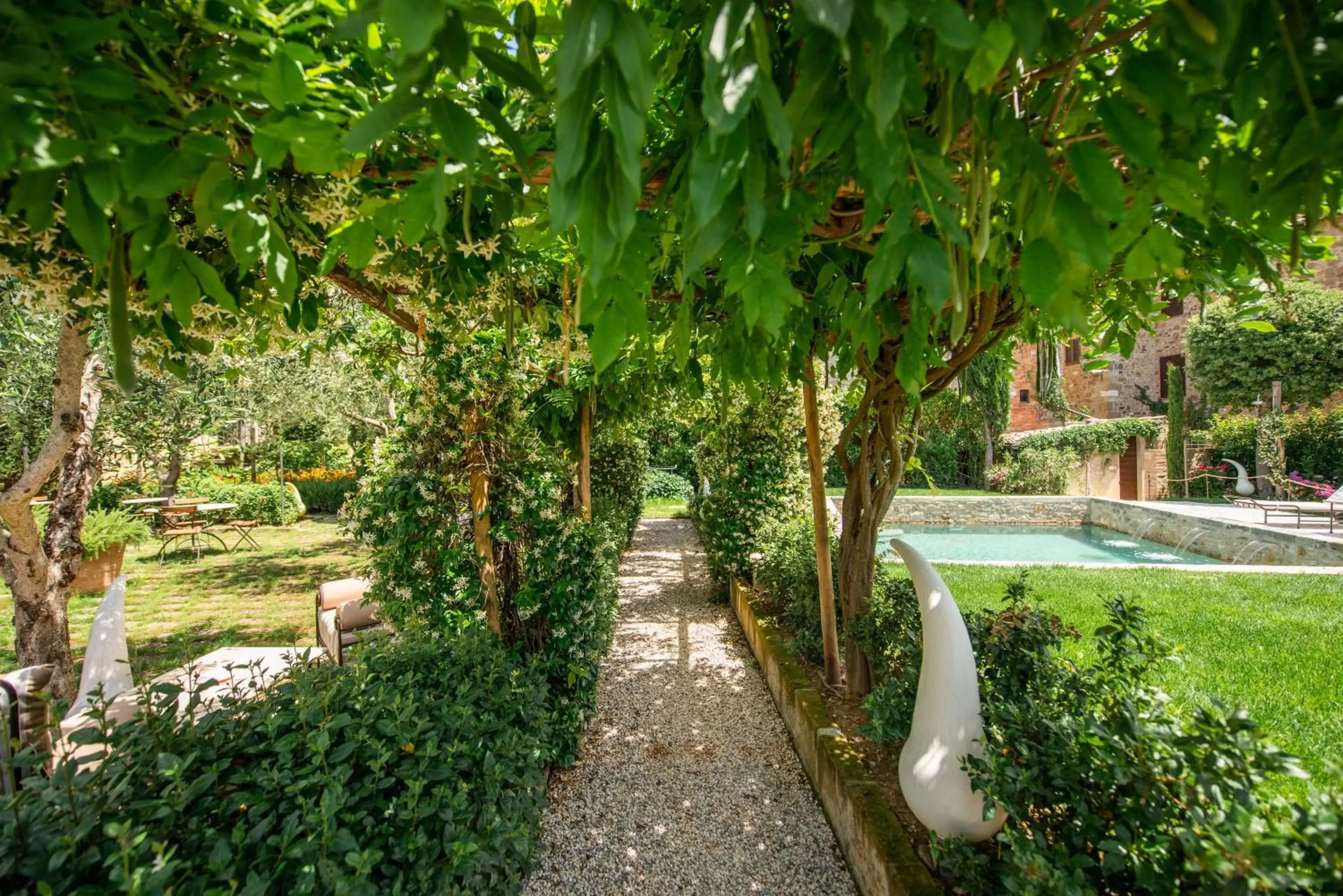 Garden, Swimming Pool in PALAZZO DEL CAPITANO Wellness & Relais - Luxury Borgo Capitano Collection