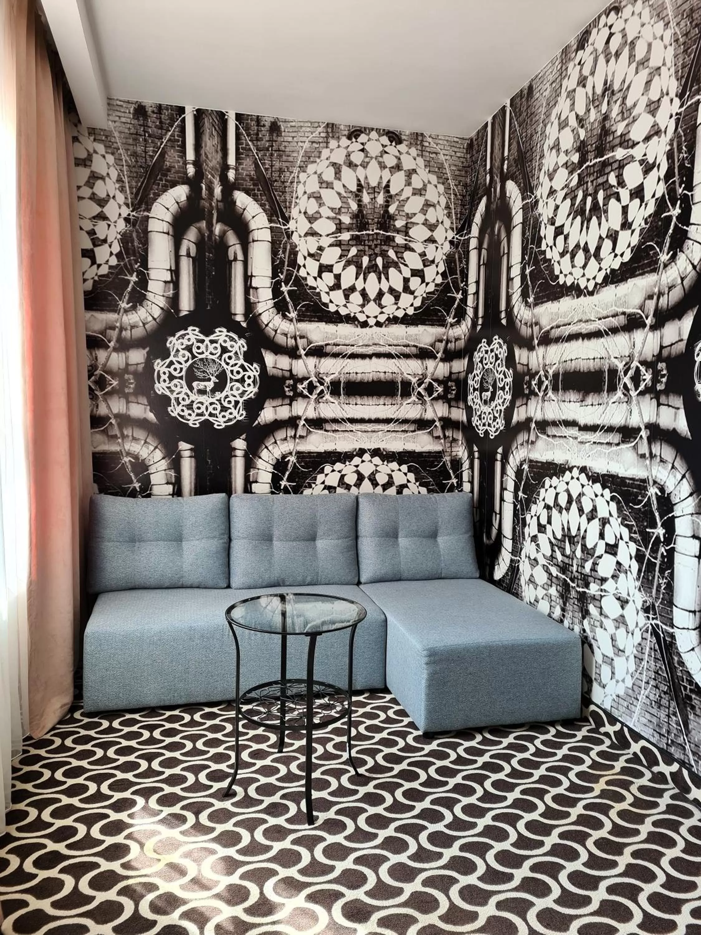 Living room in Art Hotel's Sosnowiec