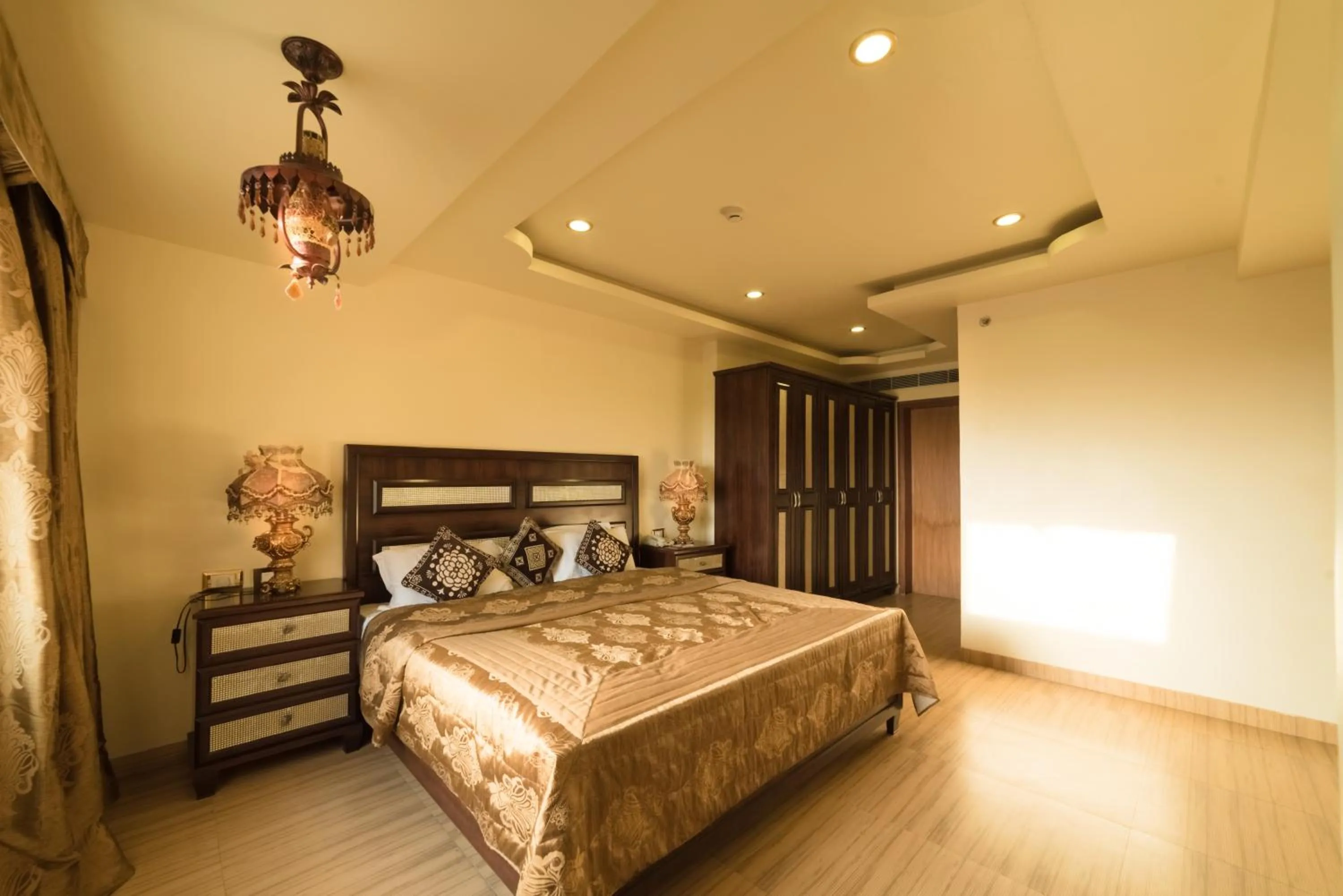 Bedroom, Bed in Chokhi Dhani The Palace Hotel