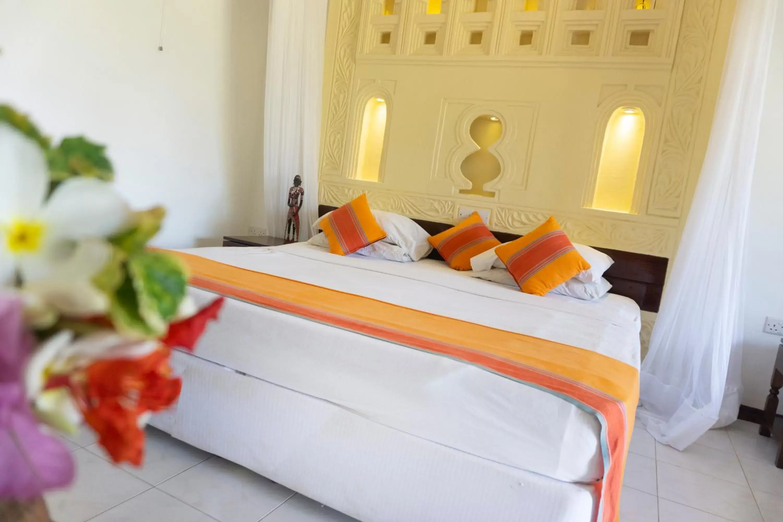Bed in Reef Hotel Mombasa