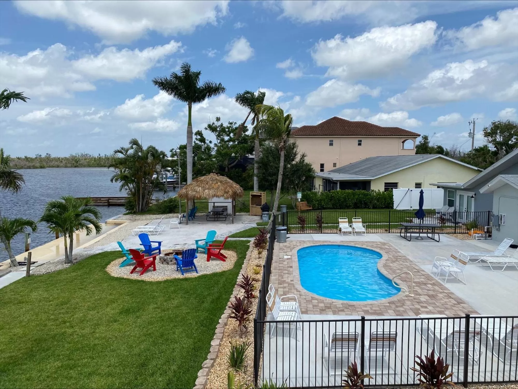 Swimming pool in Matlacha on Shoreview