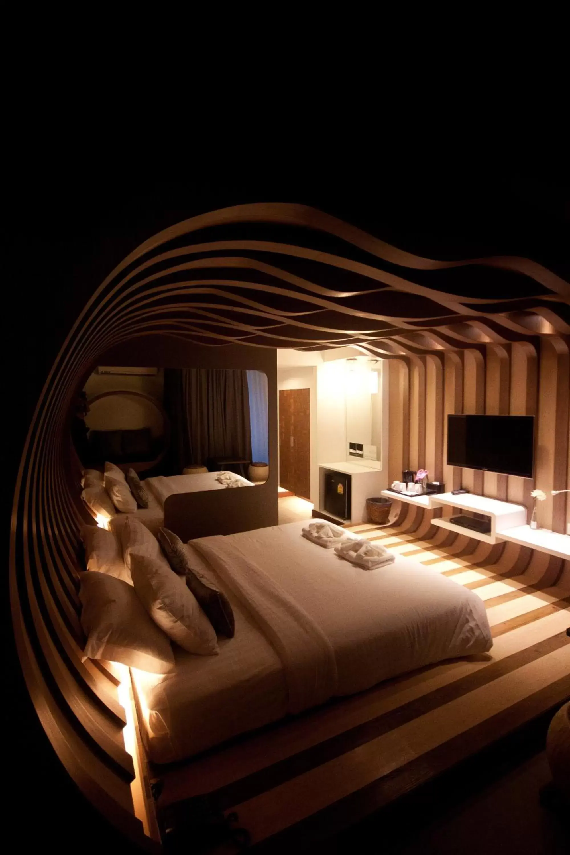 Bedroom, Bed in Nimman Mai Design Hotel Chiang Mai - SHA Plus