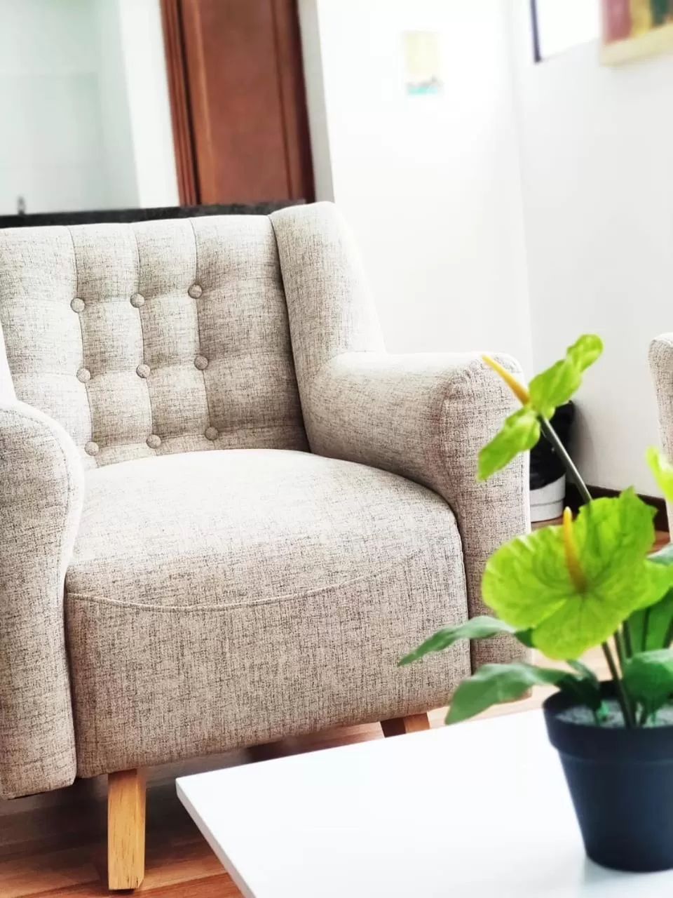 Living room in Cora 96 Street Apartments