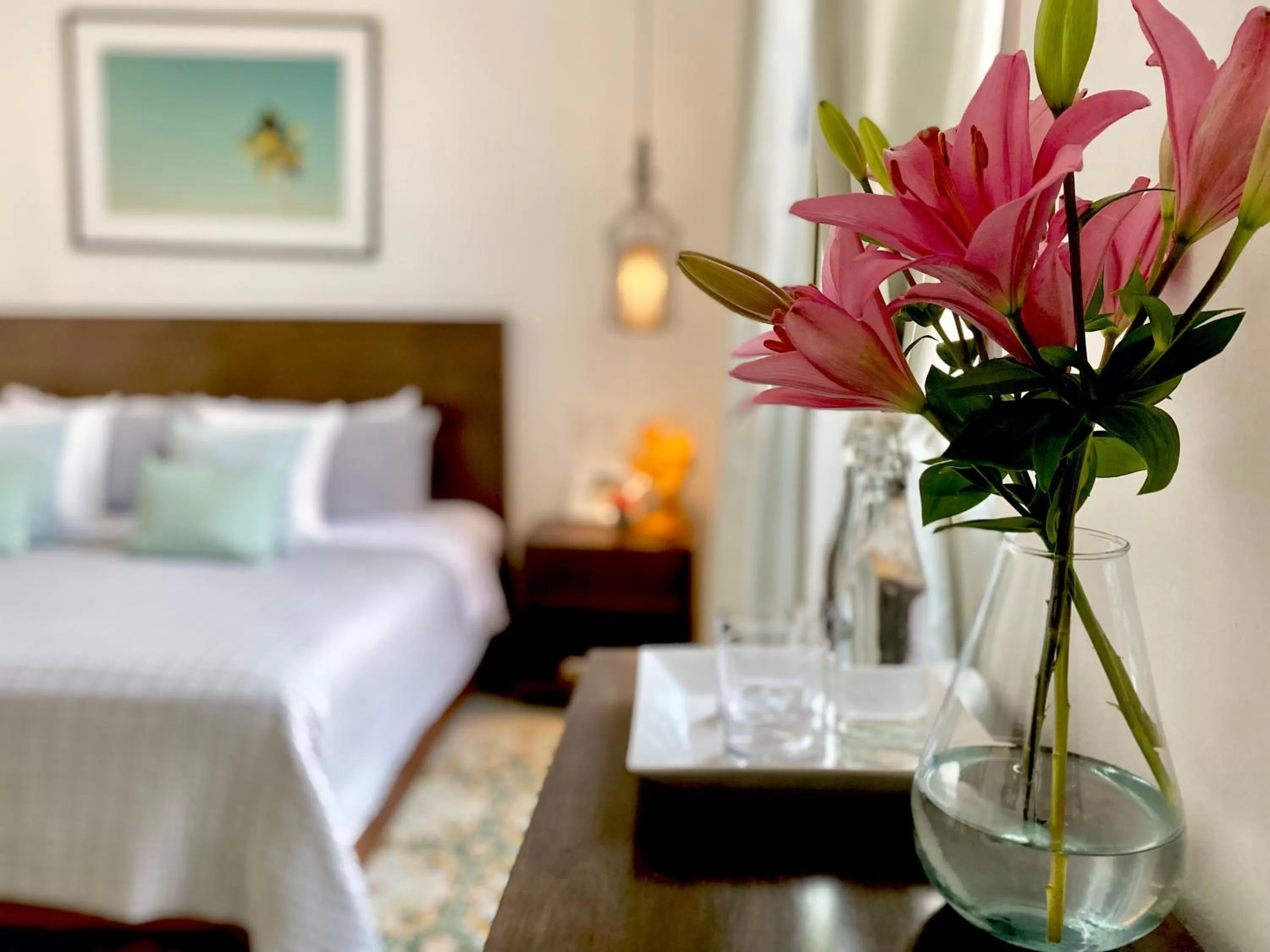 Decorative detail, Bed in The Diplomat Boutique Hotel