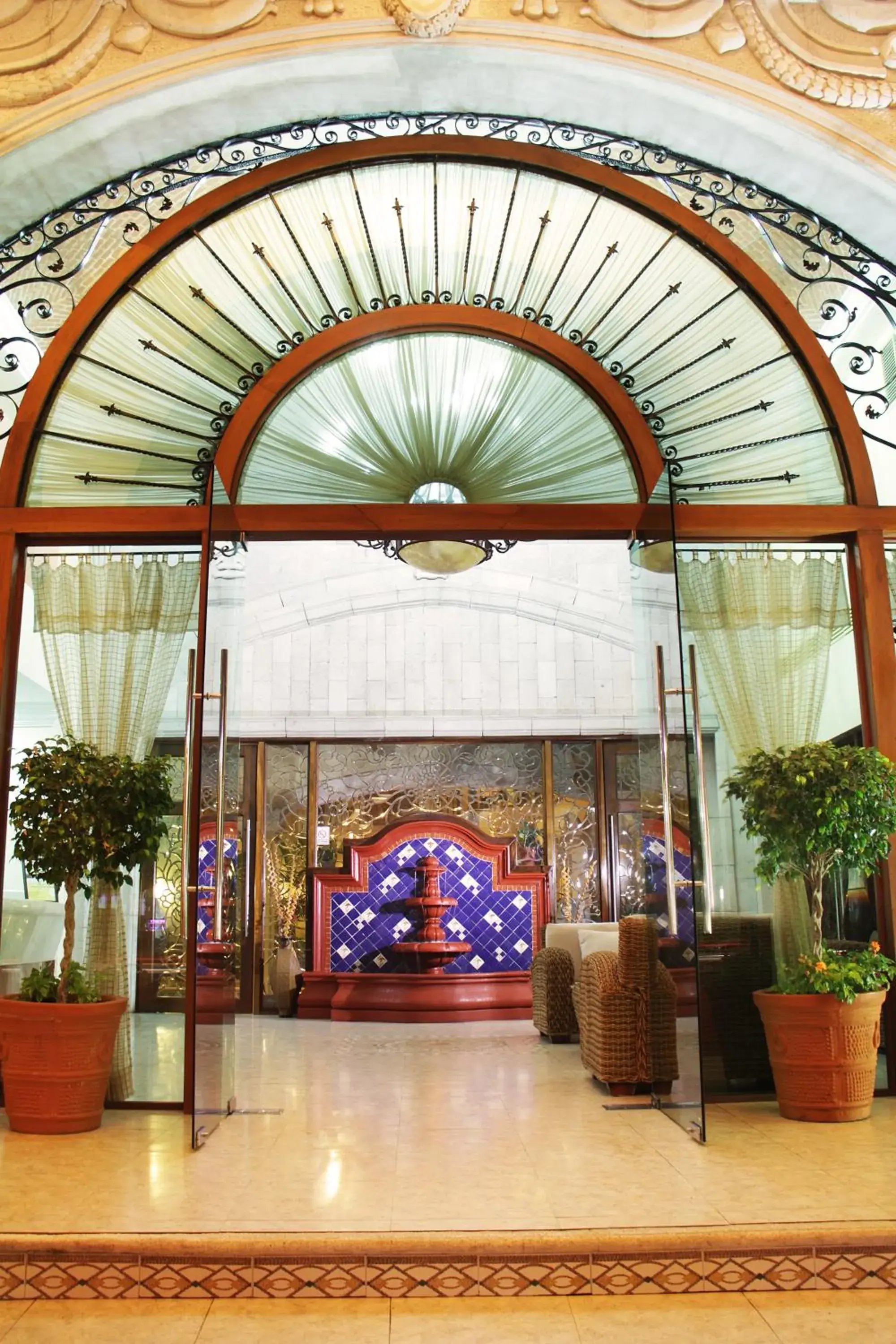 Decorative detail in Hacienda Real del Caribe Hotel