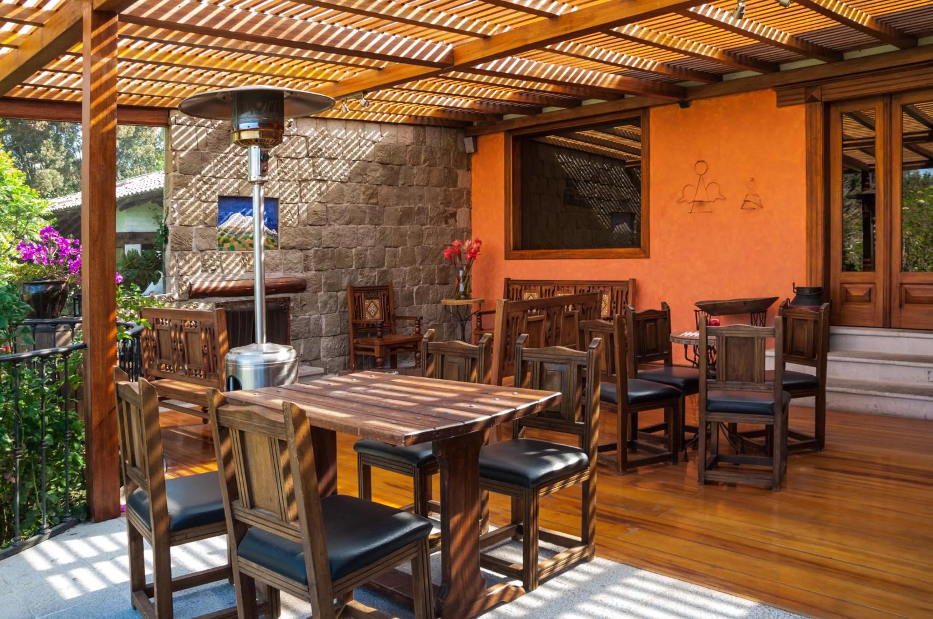 Garden in Hotel Hacienda Abraspungo