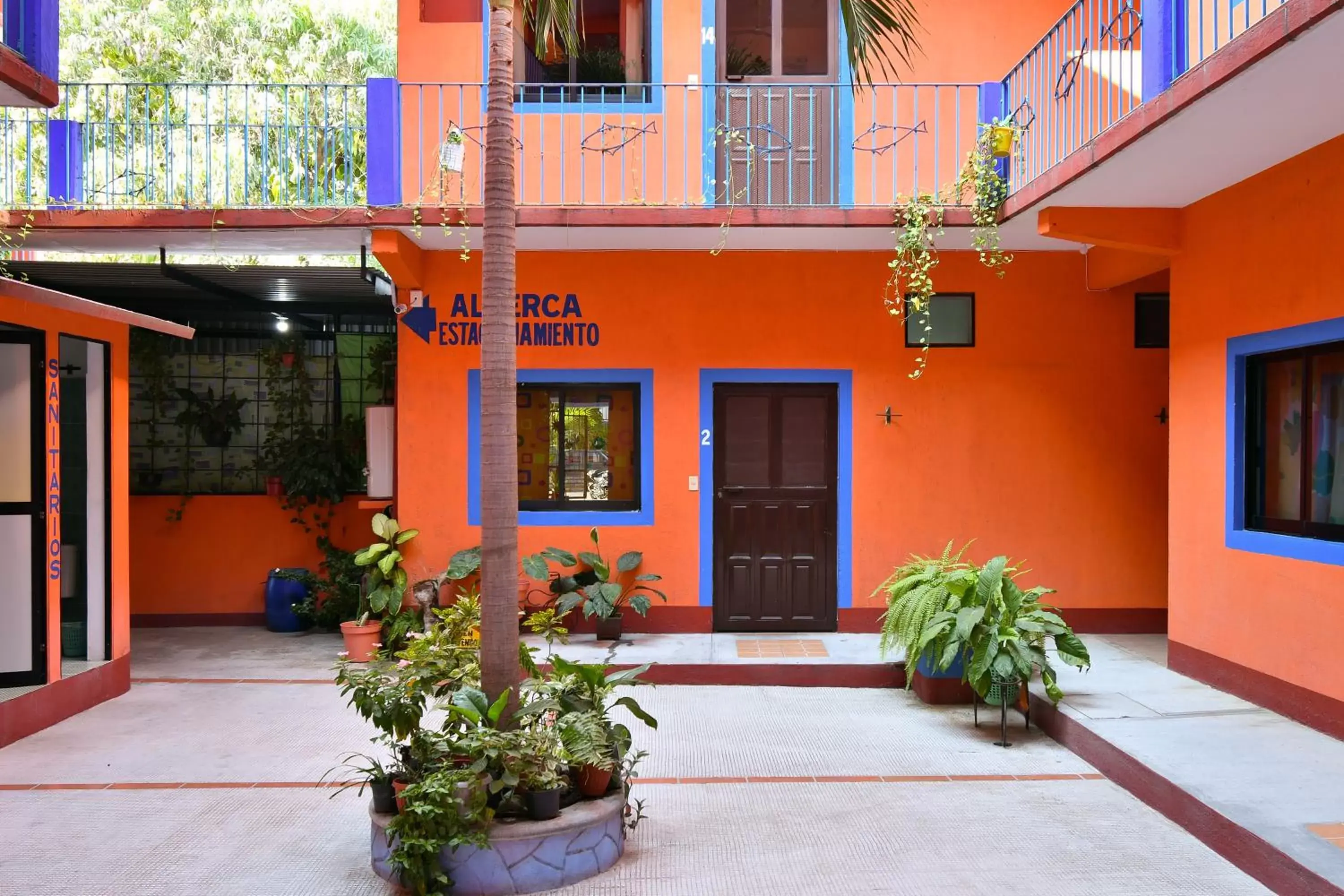 Lobby or reception in Hotel Costamar, Puerto Escondido