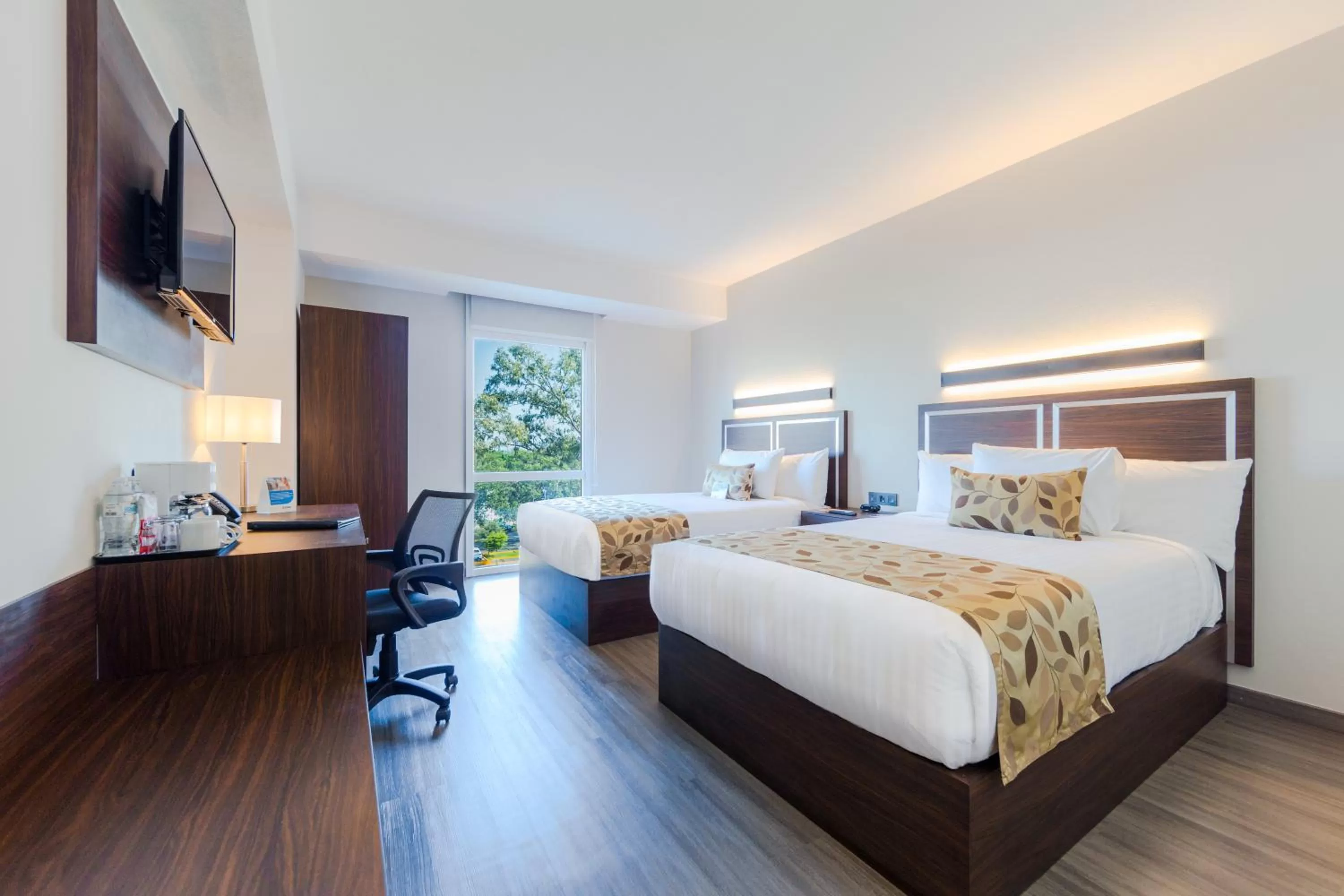 Bed in Sleep Inn Guadalajara Galerias