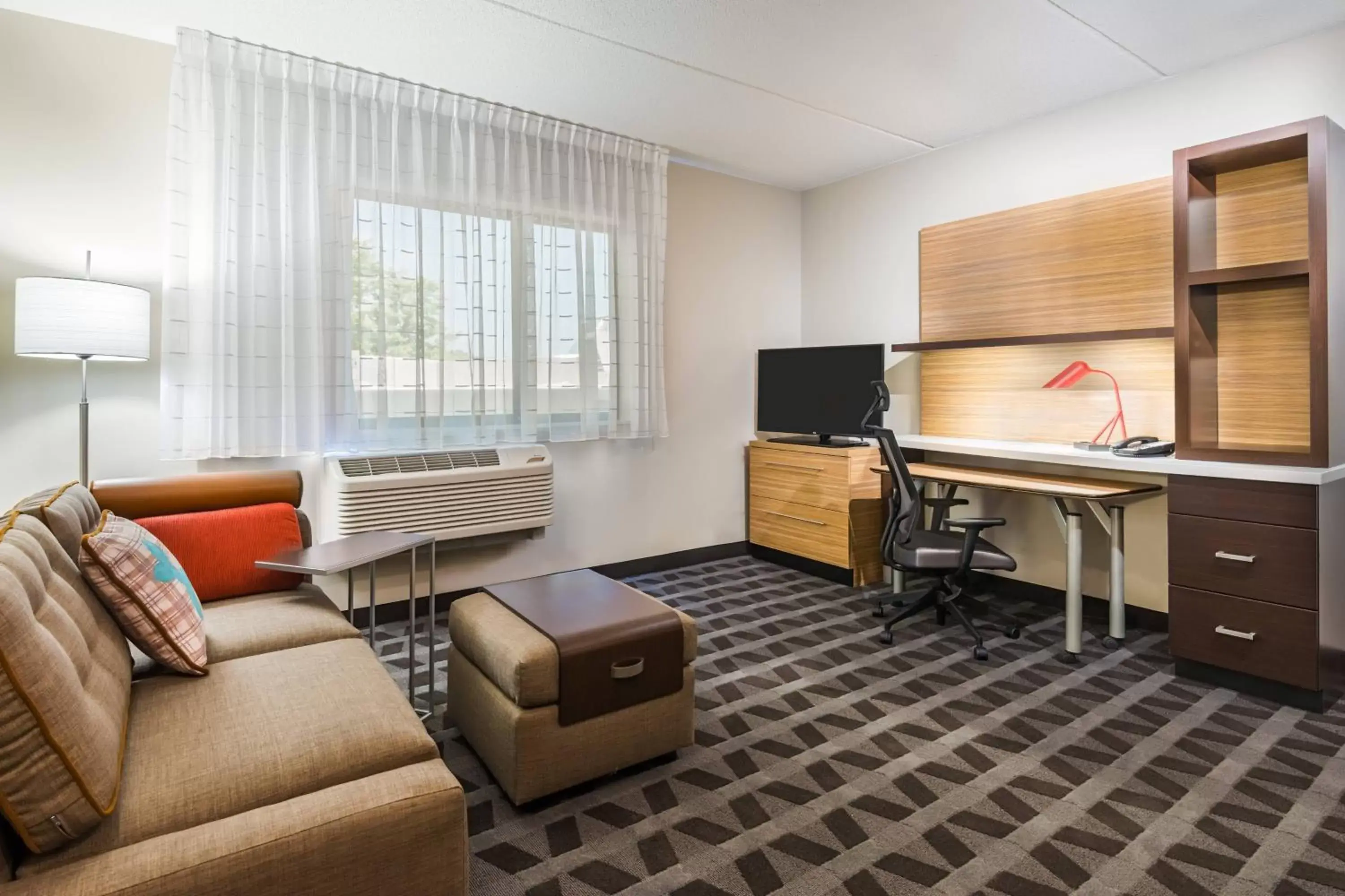 Living room, Seating Area in TownePlace Suites by Marriott Latham Albany Airport