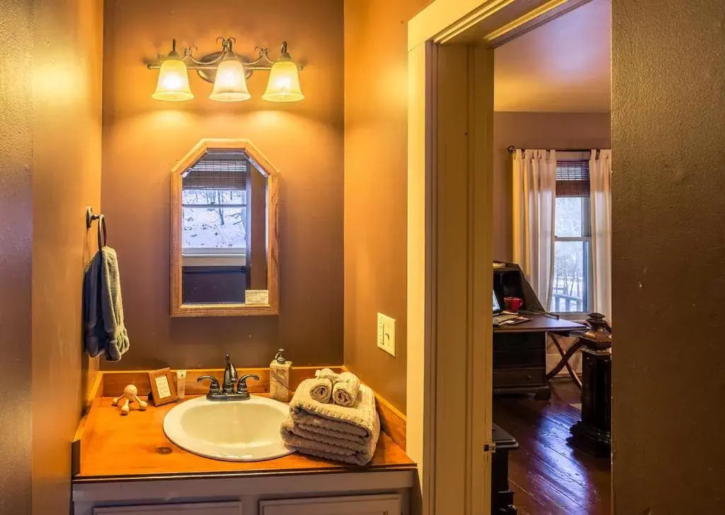 Bathroom in Snow Goose Bed and Breakfast