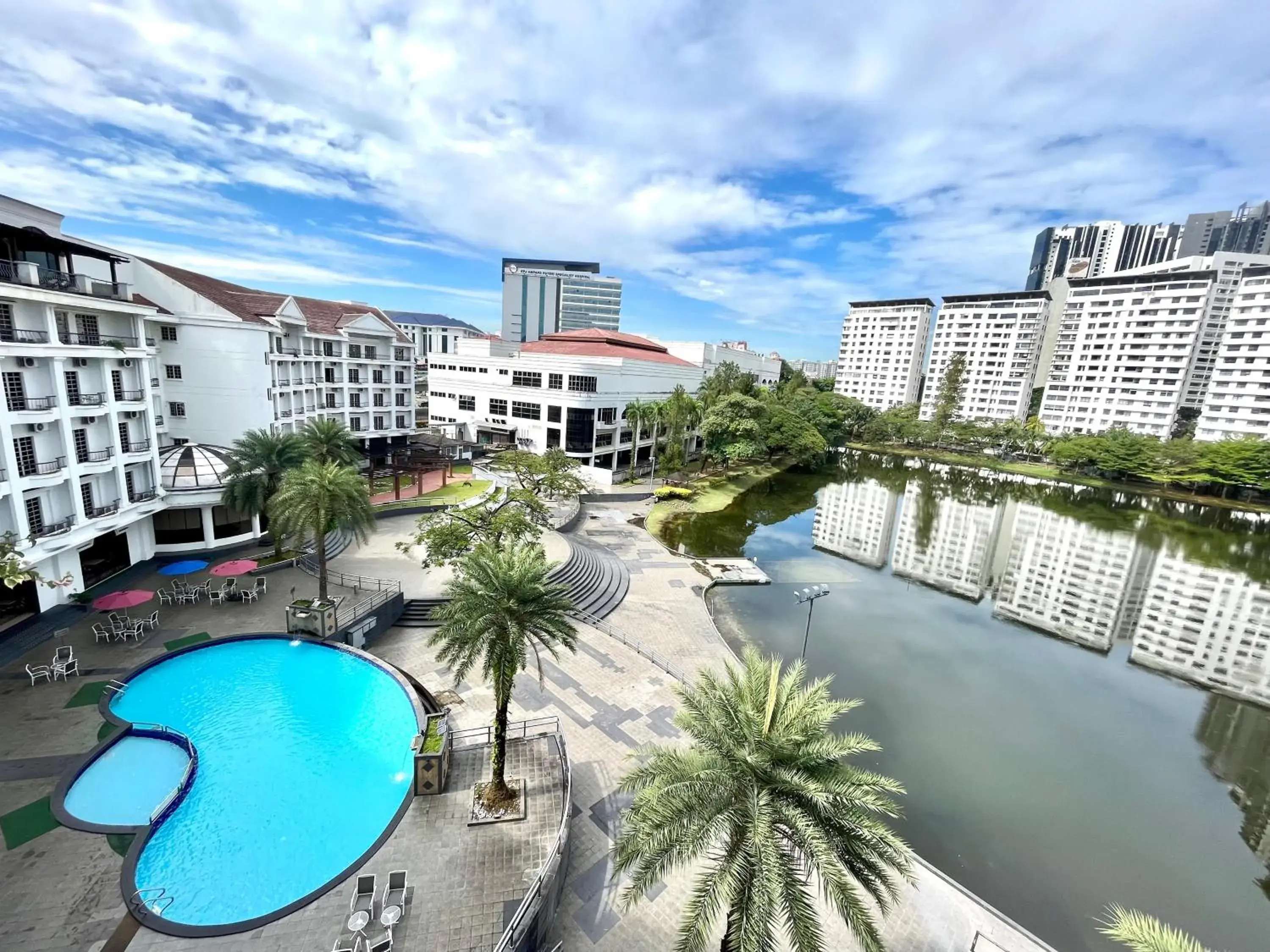 View (from property/room), Pool View in Flamingo Hotel By The Lake, Kuala Lumpur