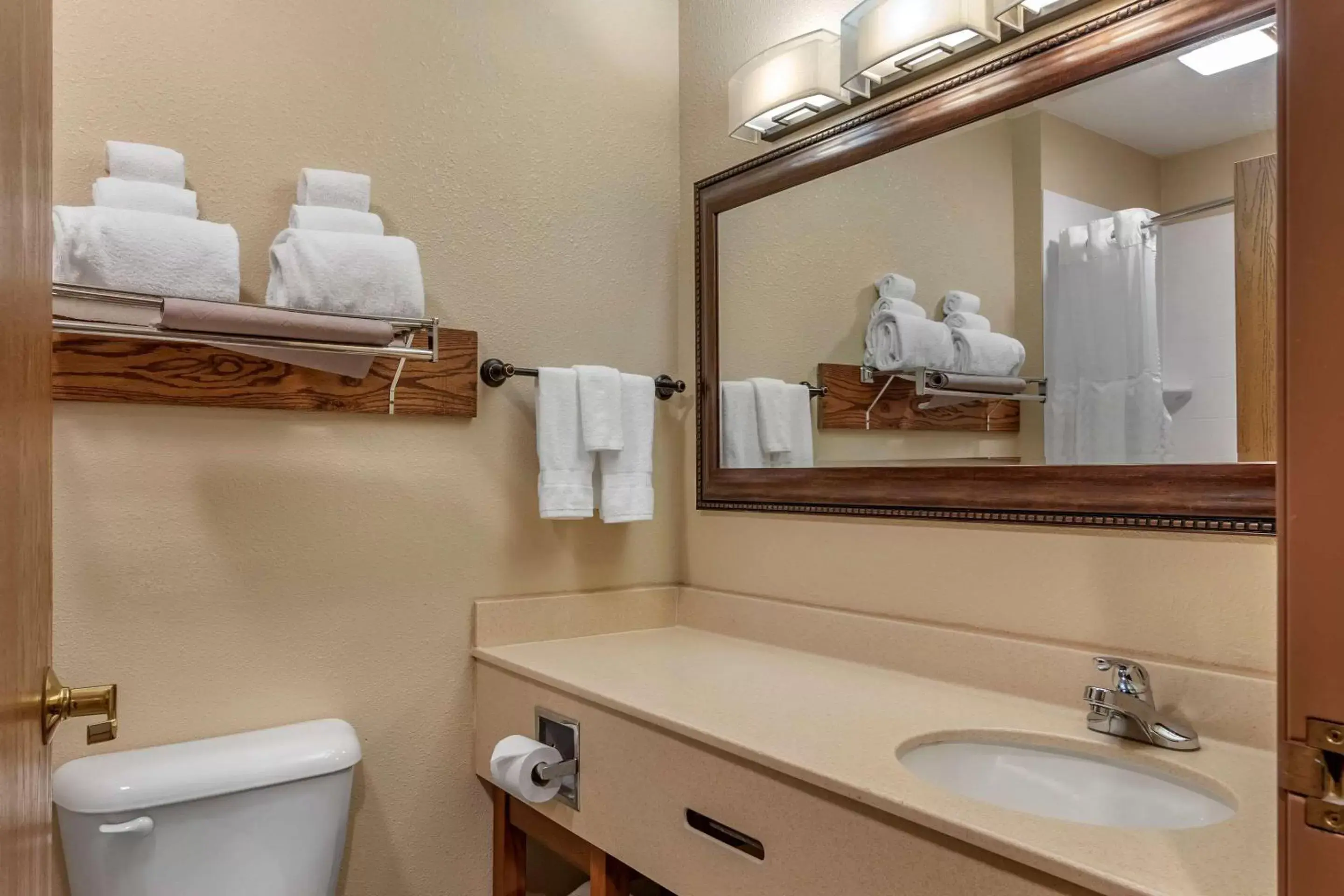 Bathroom in Comfort Inn Warrensburg Station