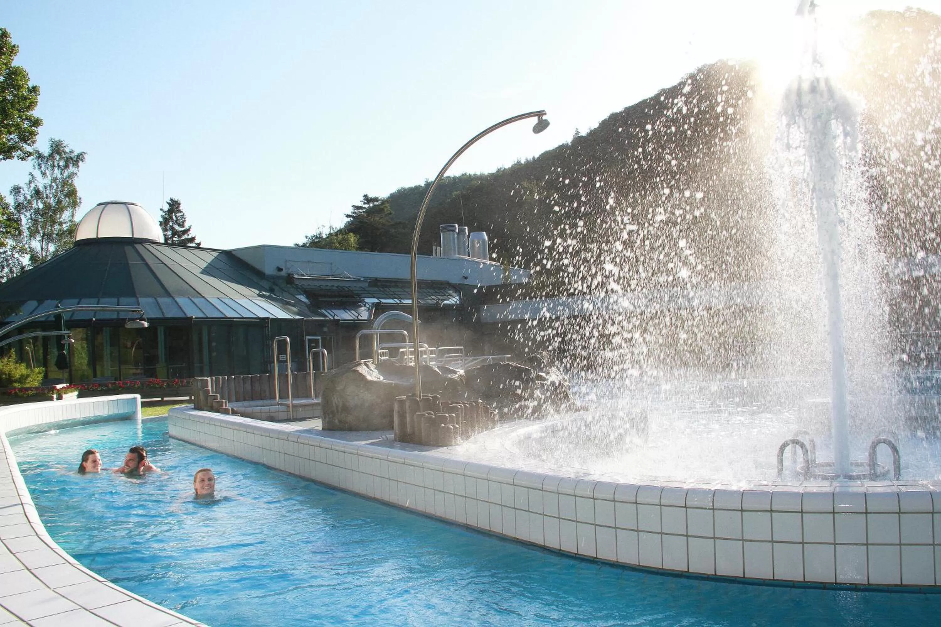 Swimming pool in Hotel Tannenhof