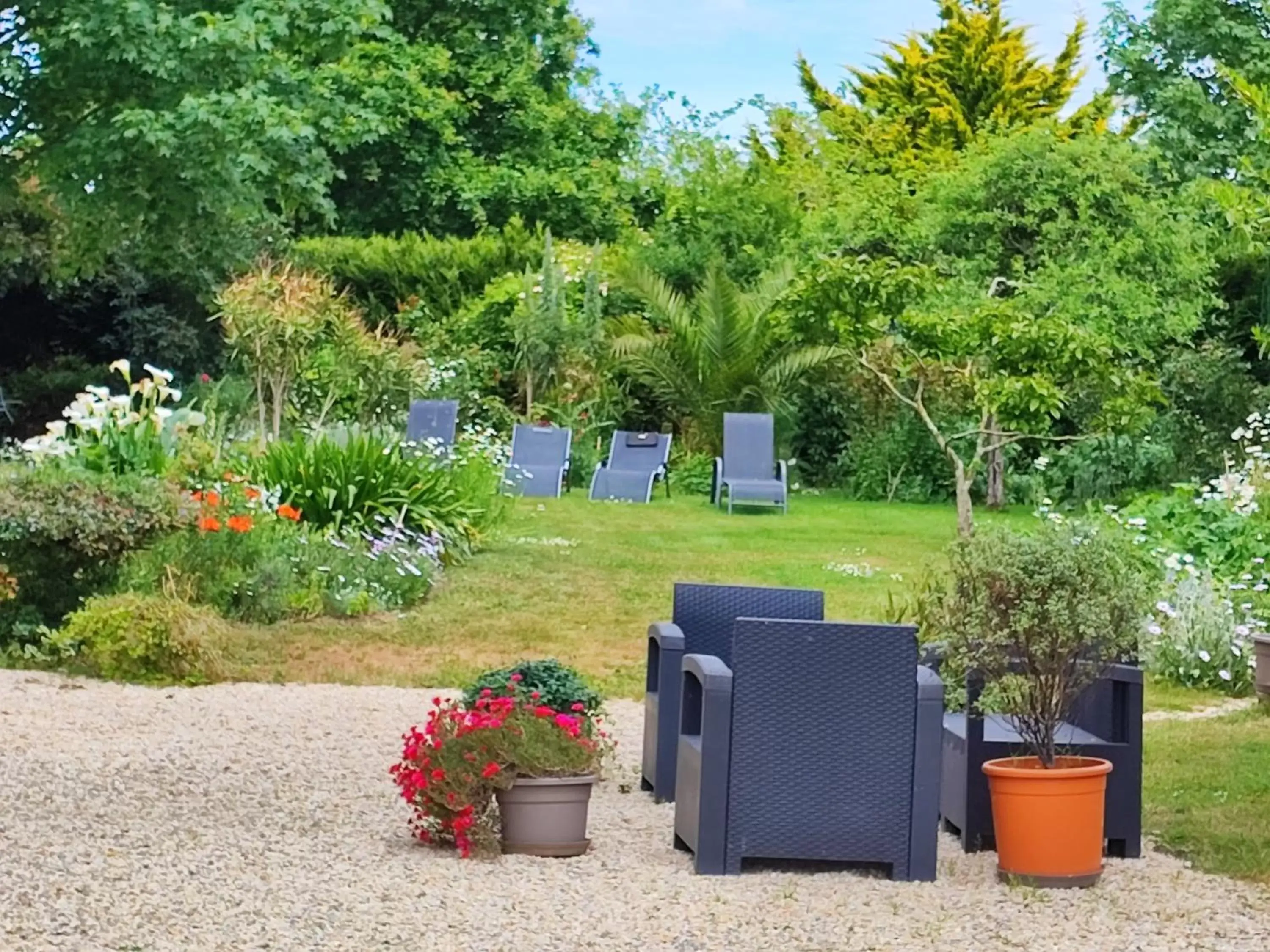 Garden in Les Hortensias de Kerbarch