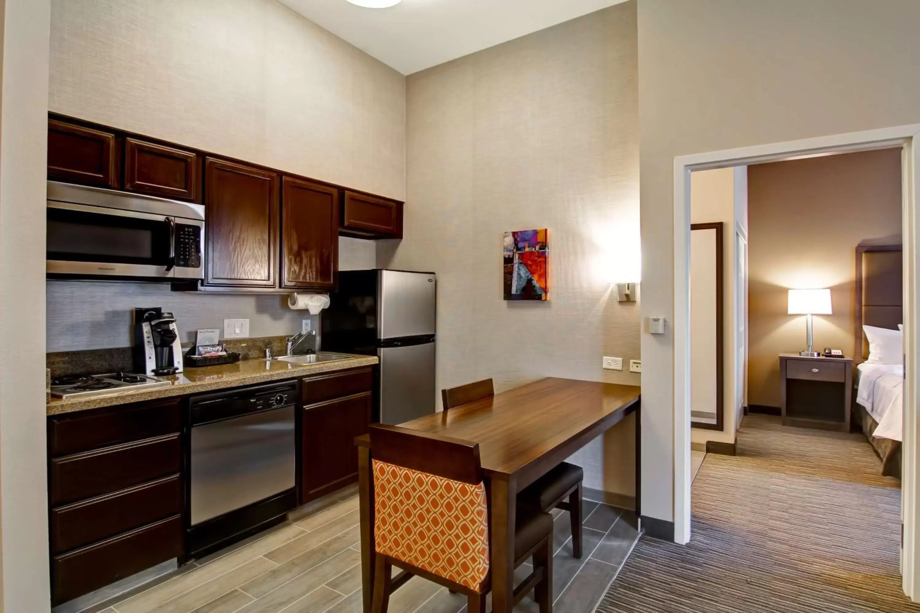 Kitchen or kitchenette, Kitchen/Kitchenette in Homewood Suites Houston Kingwood Parc Airport Area